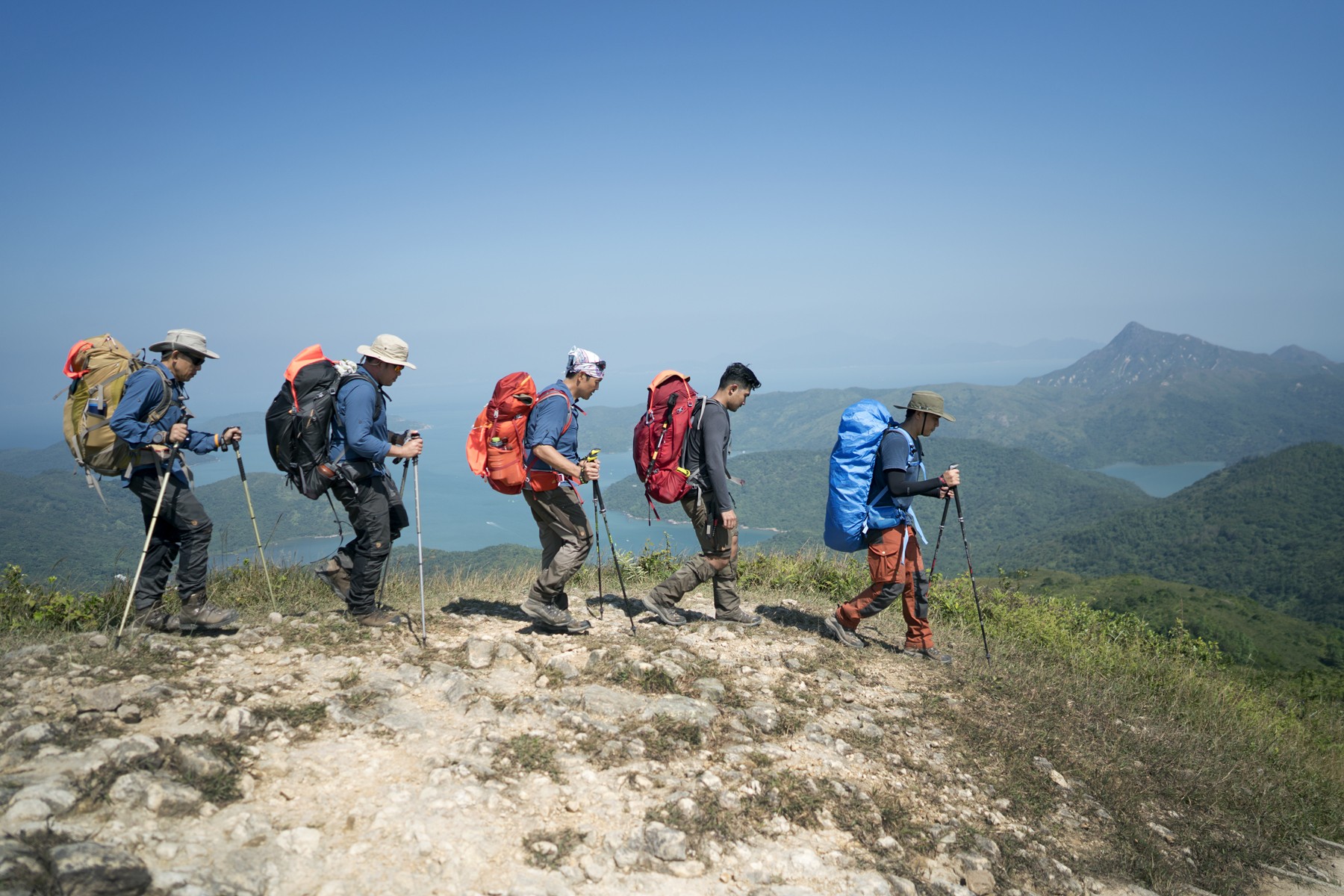 The Classic Hong Kong takes hikers from around the world on a three-day hiking and camping trip through the New Territories. Photos: Lloyd Belcher Visuals