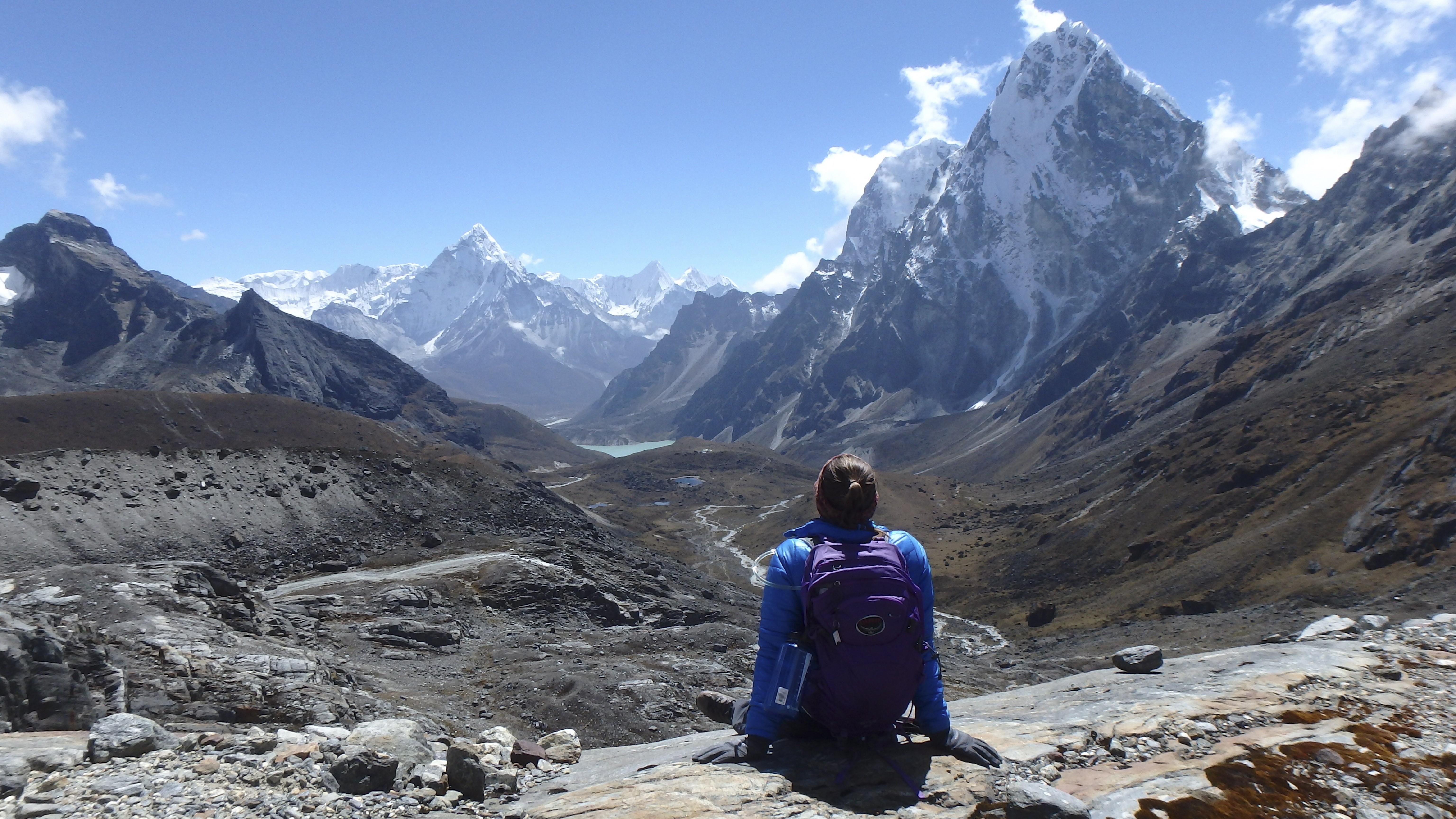 Self-guided trekking through places such as the Himalayas in Nepal are becoming more popular with travellers seeking adventure – but who still want a backup plan. Photo: Marcelle Barnett and World Expedition