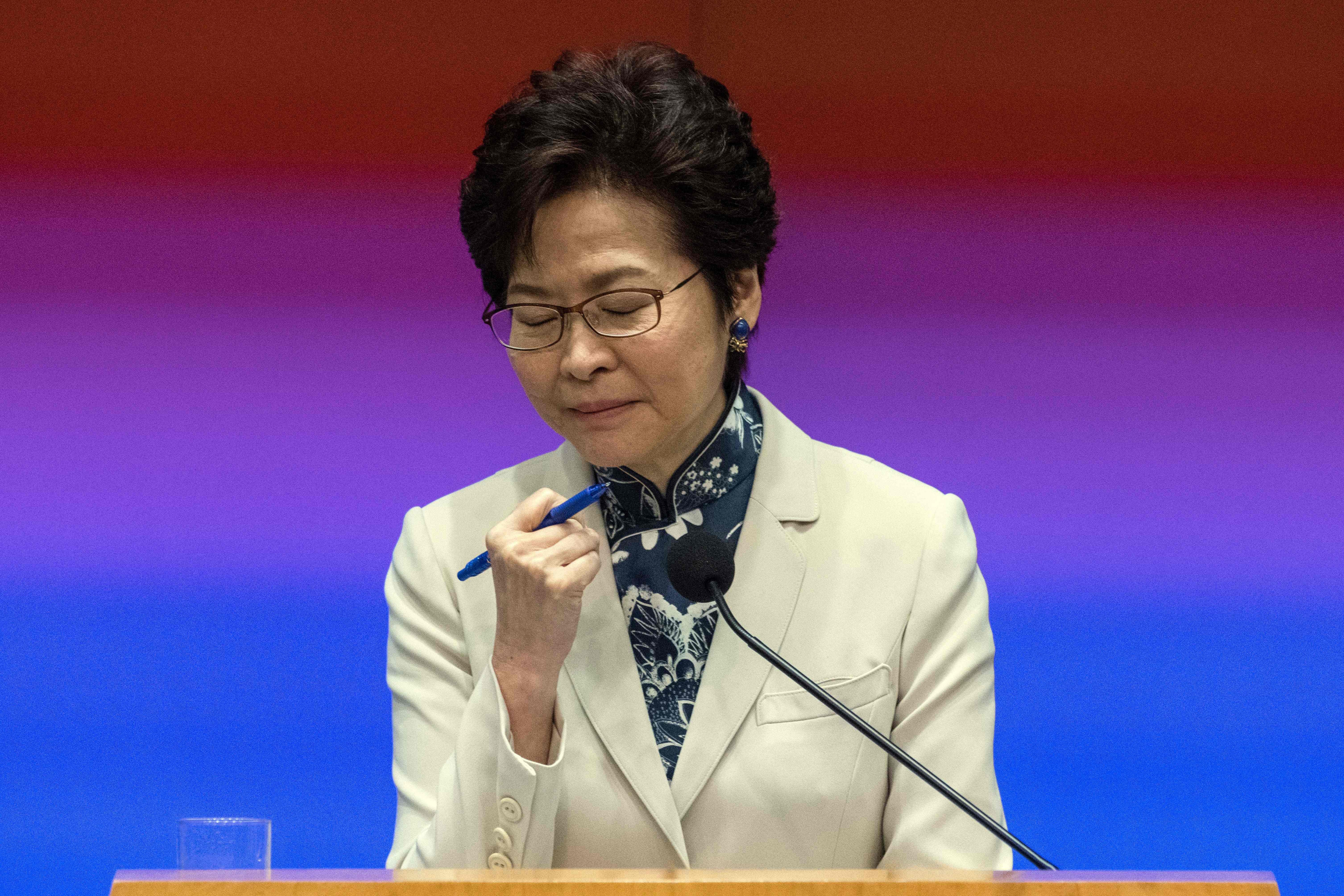 The will to take on entrenched interests is nowhere to be found in Carrie Lam’s policy address. Photo: AFP