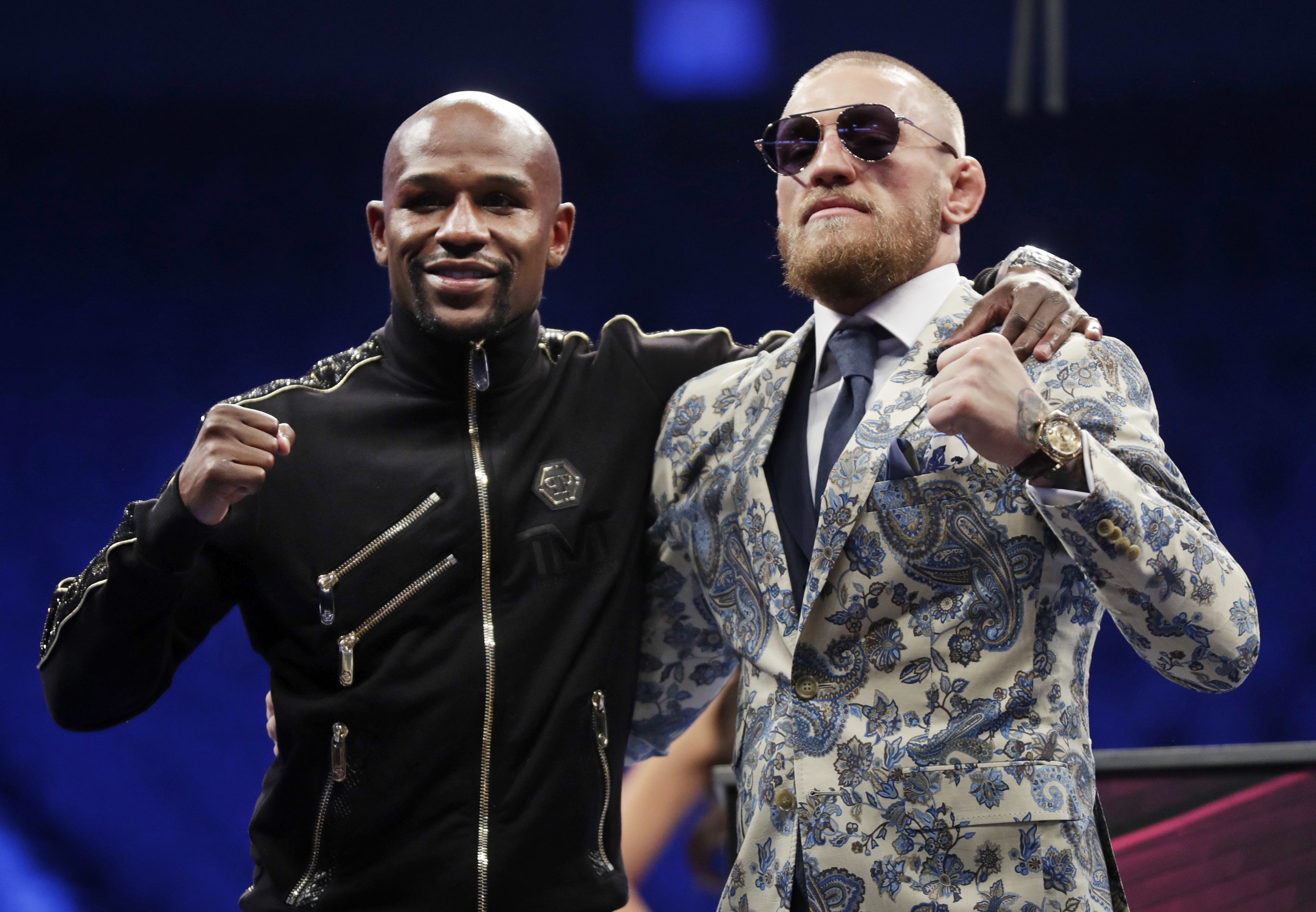 Conor McGregor claims he would defeat Floyd Mayweather Jnr where they to have a rematch. Photo: AP