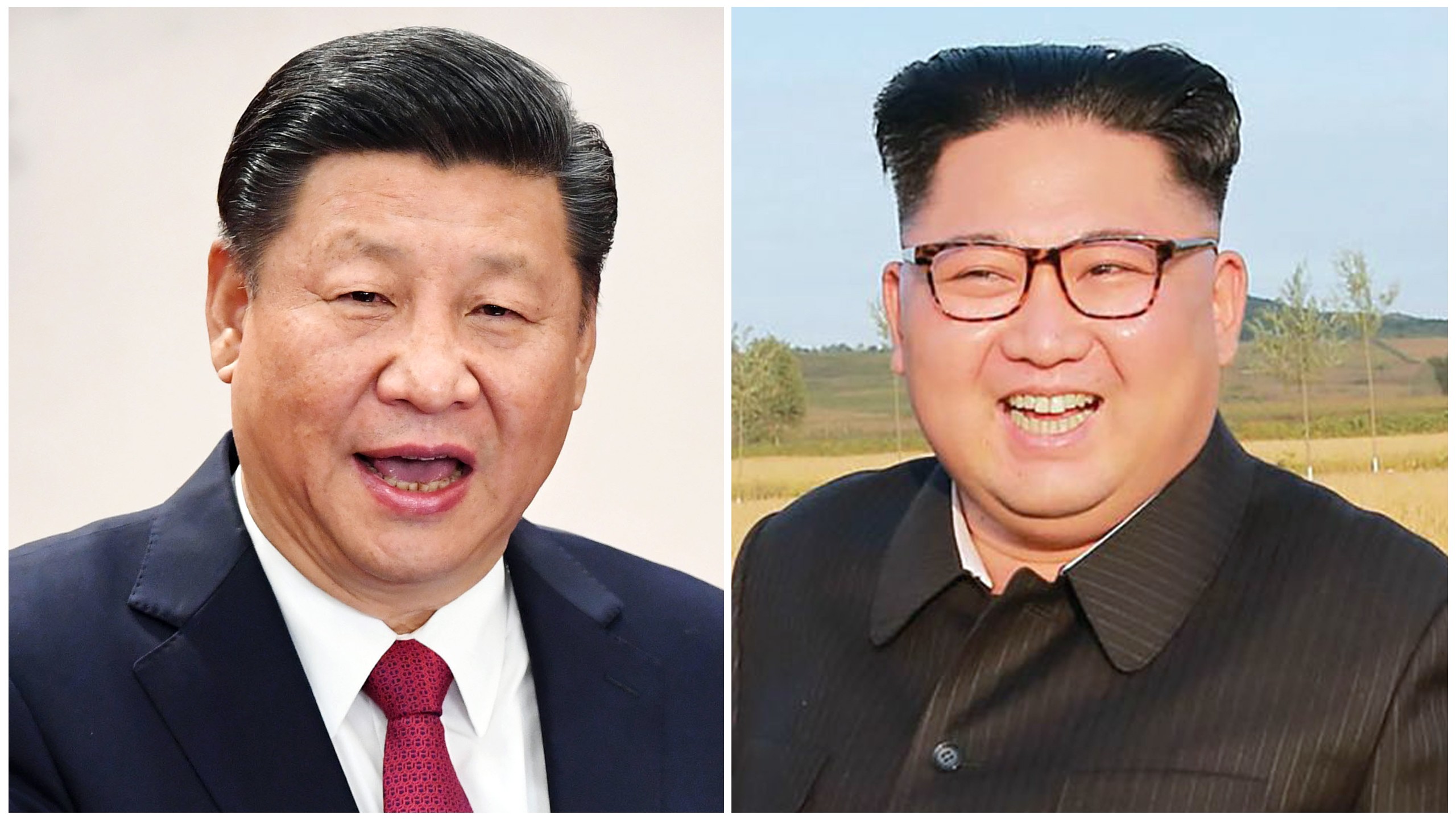 China's President Xi Jinping (left) and North Korean leader Kim Jong-un. Photo: Handout