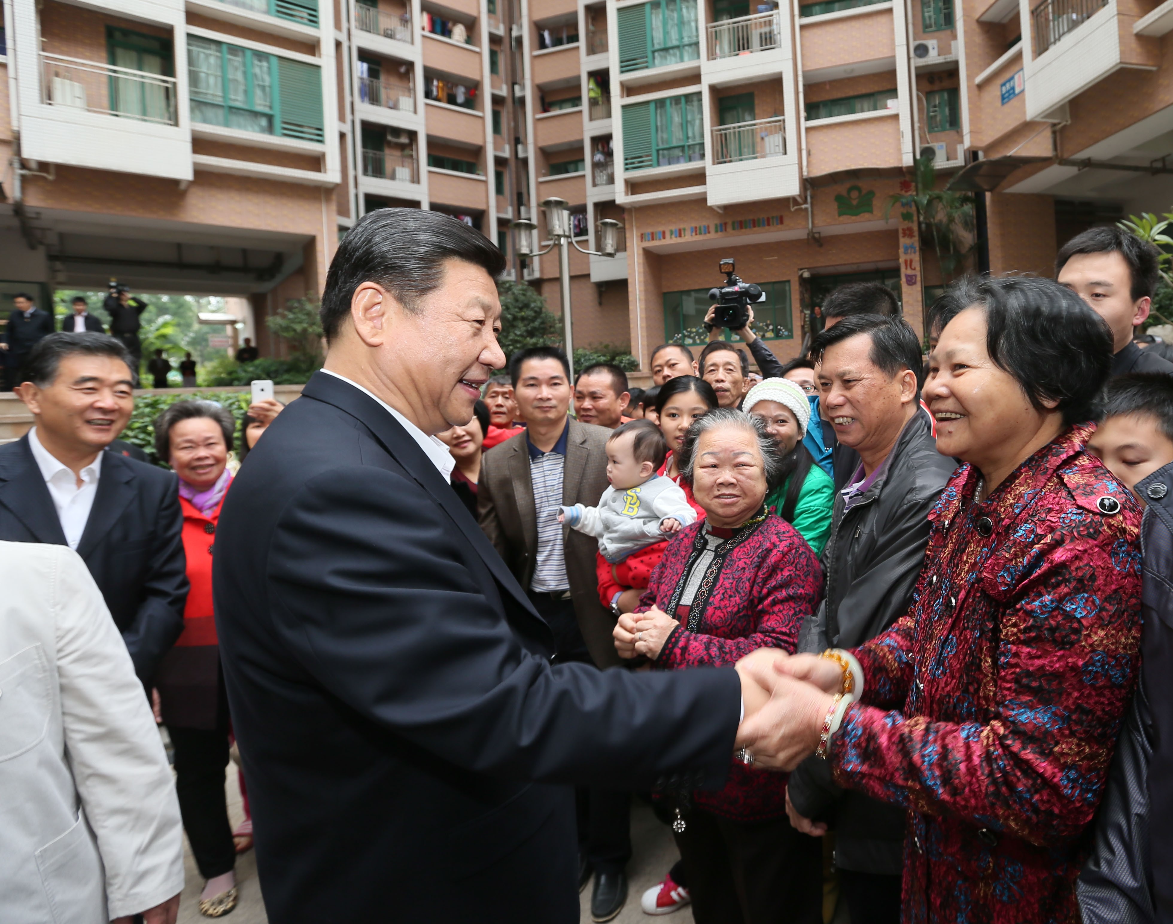Xi Jinping meets locals during an inspection tour of Shenzhen in December 2012, shortly after taking over as general secretary of the Communist Party. The move was interpreted as a tribute to the famous southern tour of Deng Xiaoping in 1992 and a commitment to deepen reform. Xi became president of China the following March. Photo: Xinhua