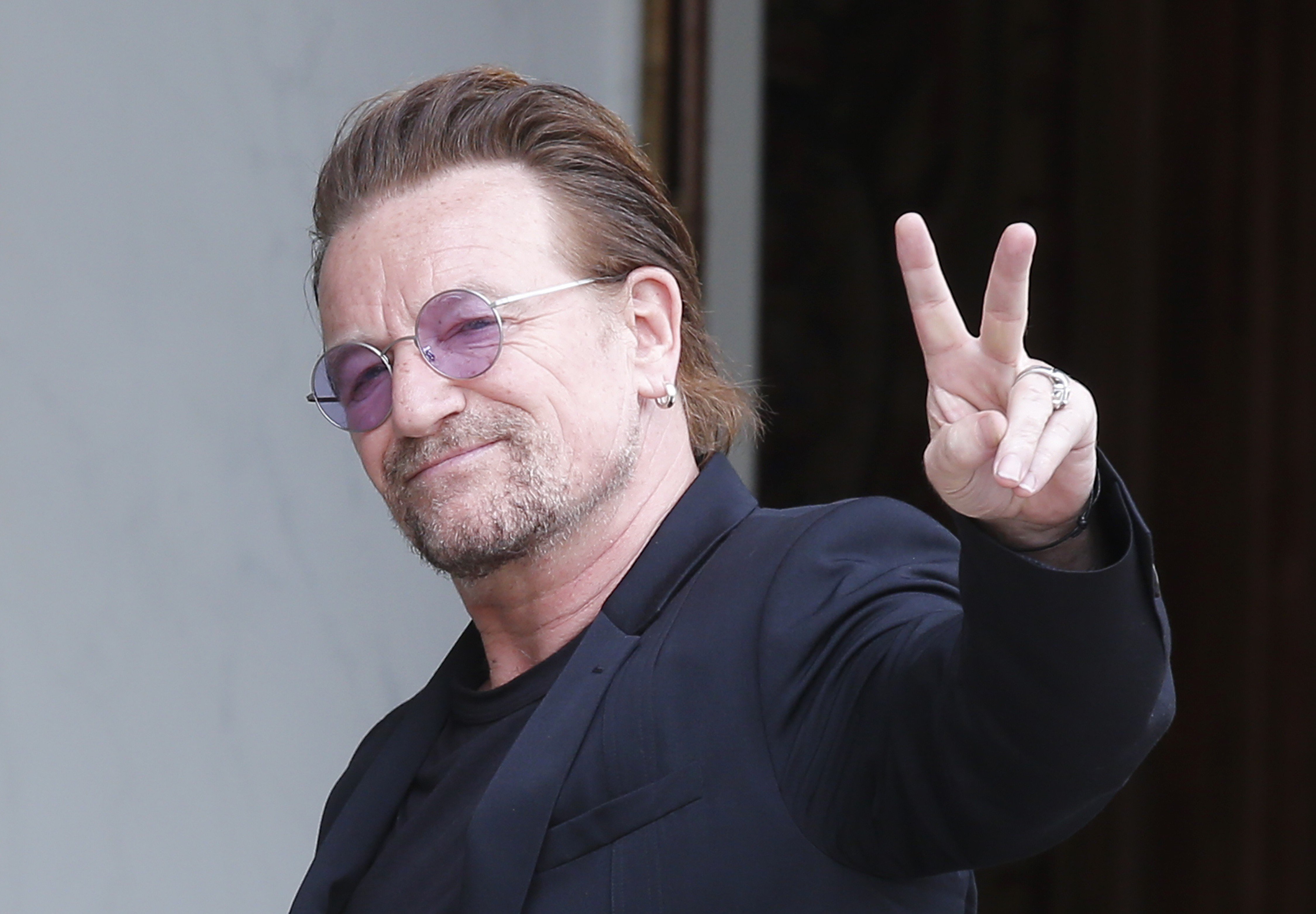 U2 singer Bono. Photo: AP