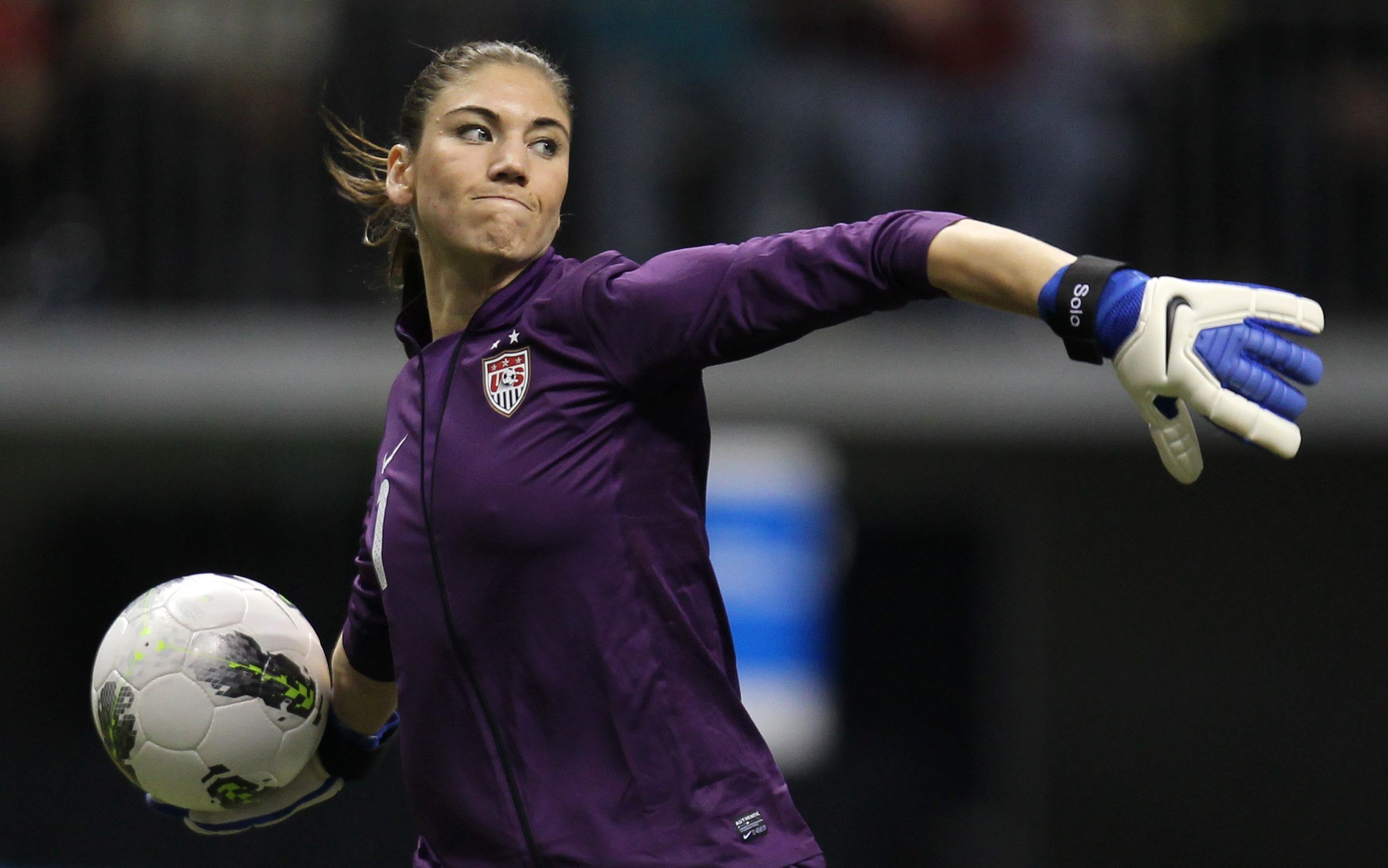 Former United States goalkeeper Hope Solo has accused former Fifa president Sepp Blatter of sexual assault. Photo: AP