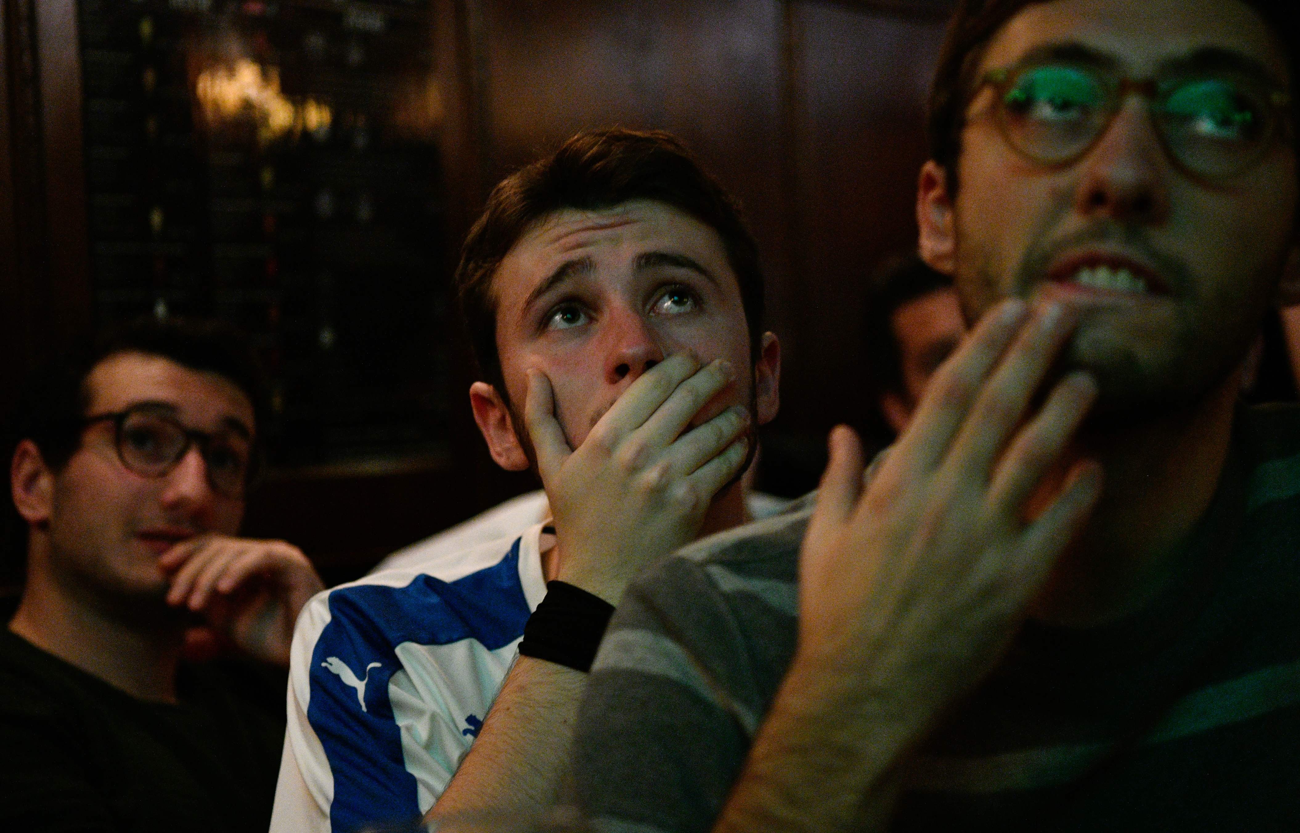 Italy supporters reacted in disbelief after the 0-0 World Cup 2018 play-off draw with Sweden condemned them to the World Cup exit. Photo: AFP