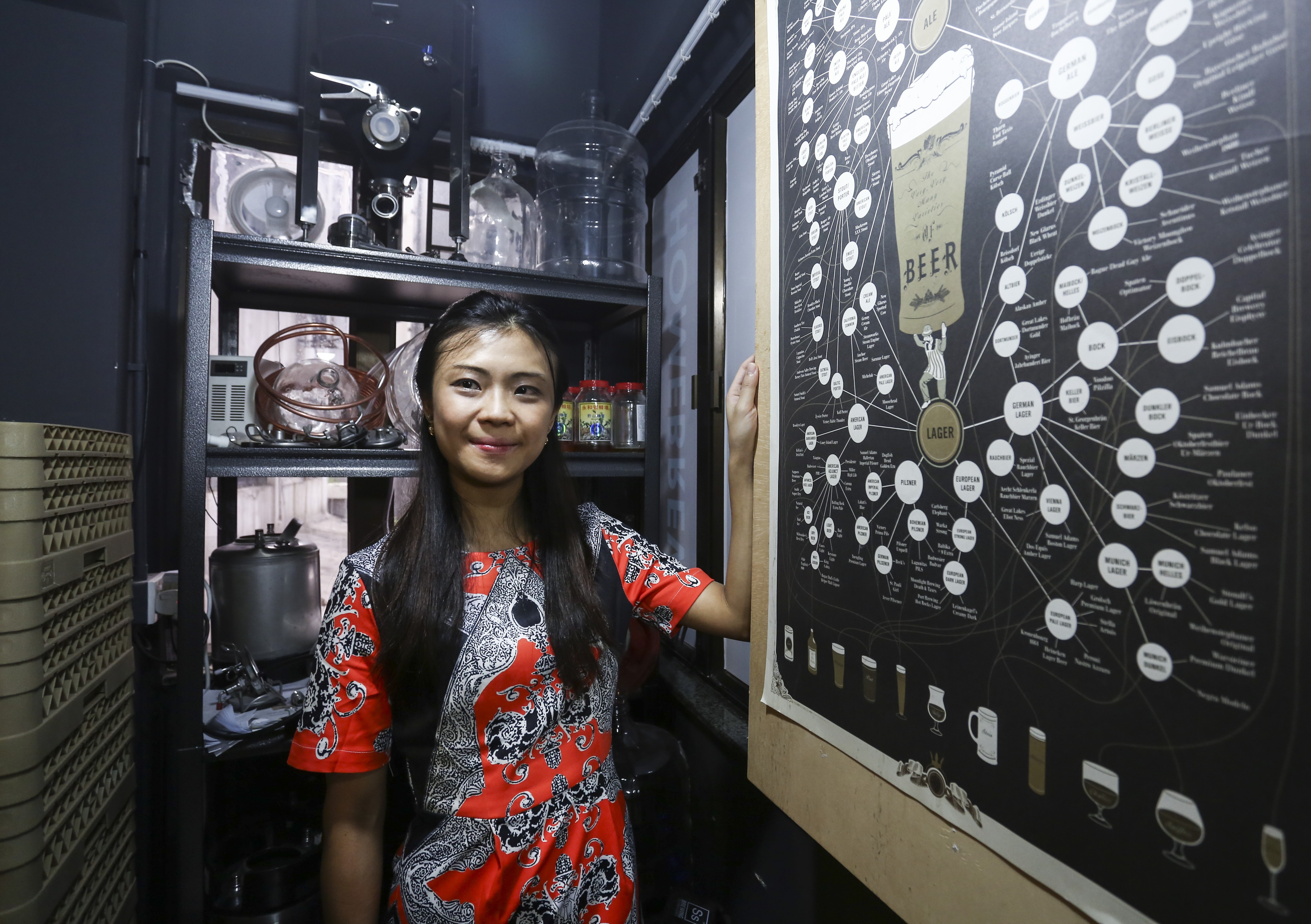 Belle Leung feels honoured to be the region’s first beer sommelier. Photo: SCMP / Jonathan Wong