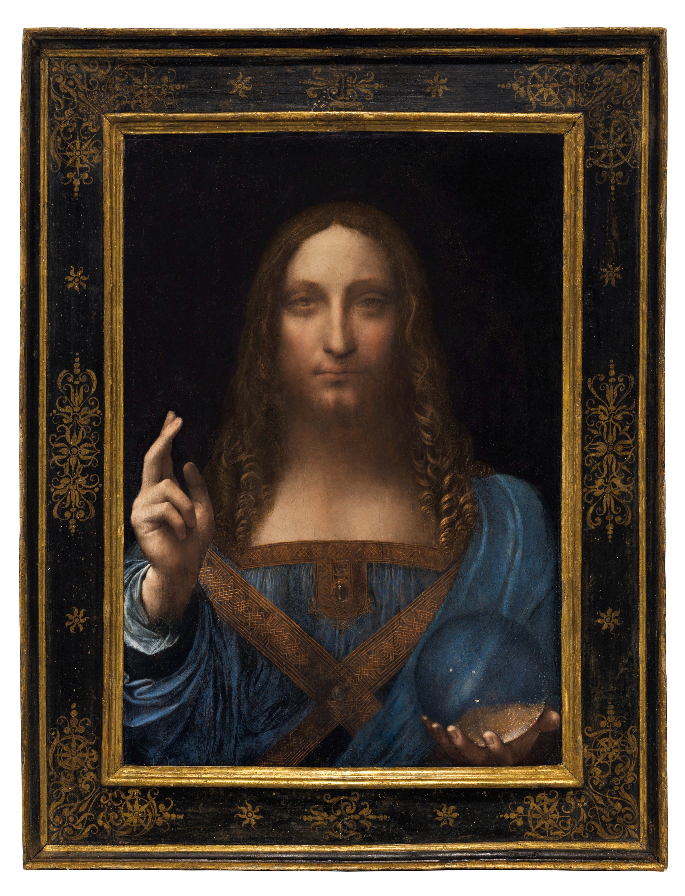 da vinci jesus painting 450 million