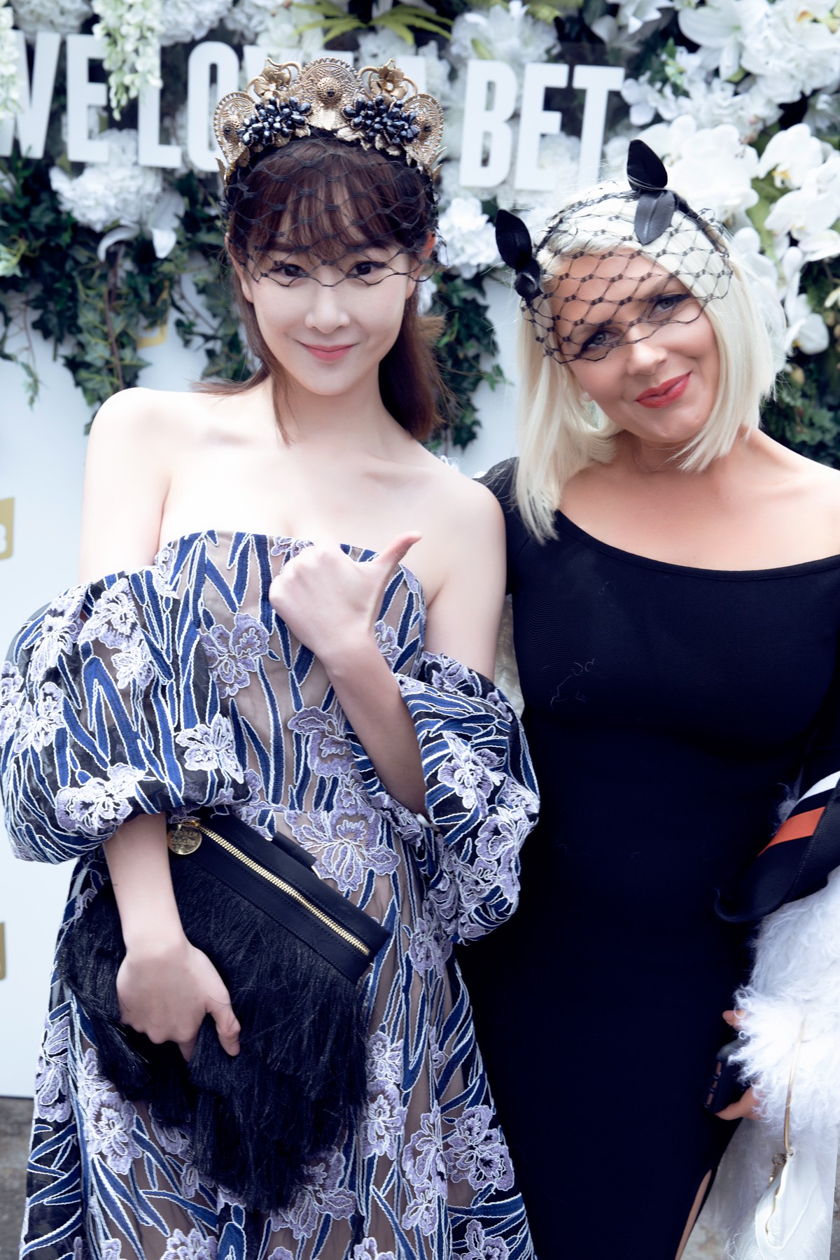 Chinese actress Zhang Meng and Elliatt founder and designer Katie Pratt at Melbourne’s Spring Racing Carnival.
