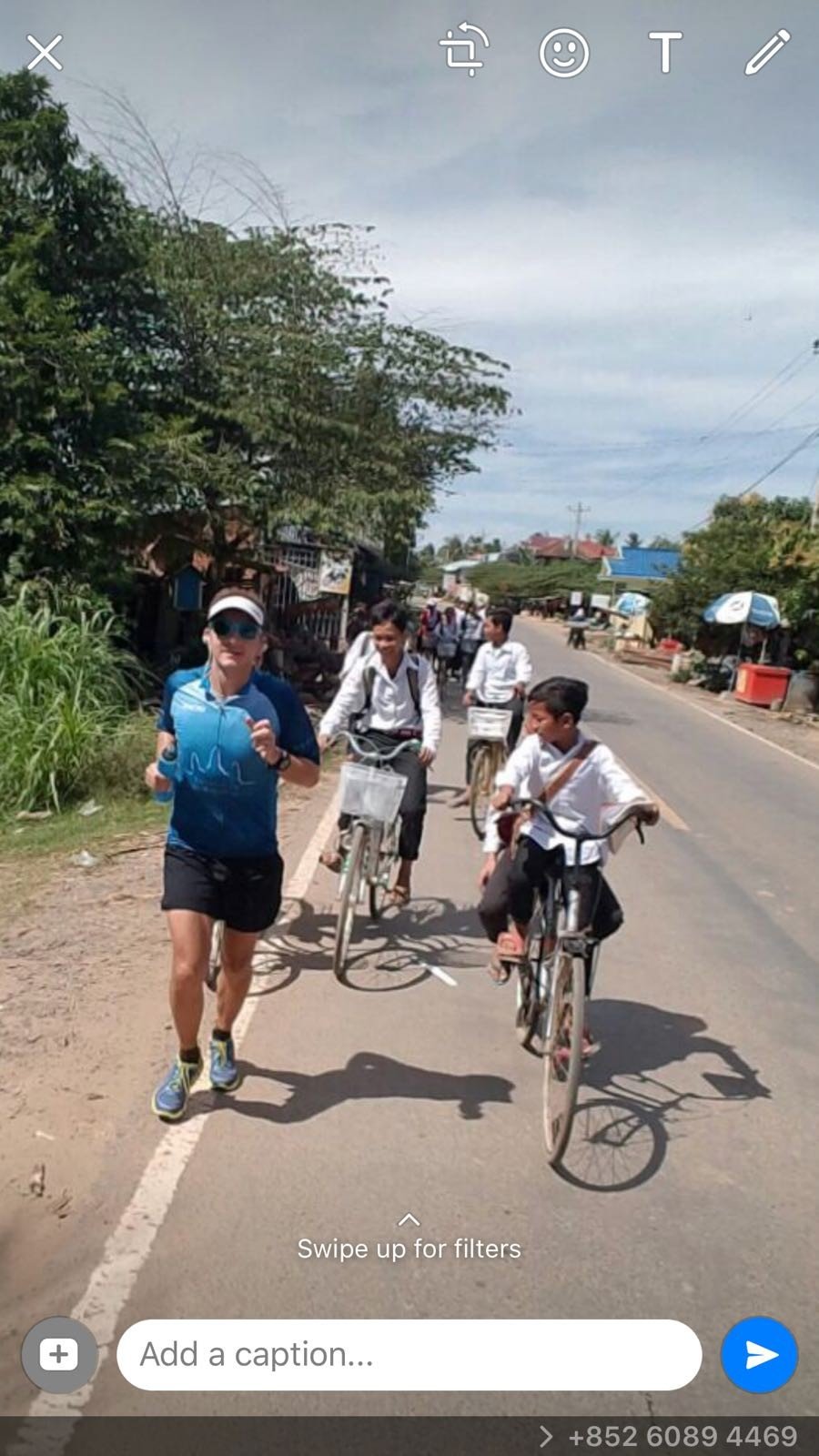 Matthew Pocock (pictured) is running 300km through Cambodia for charity. Photos: Handouts