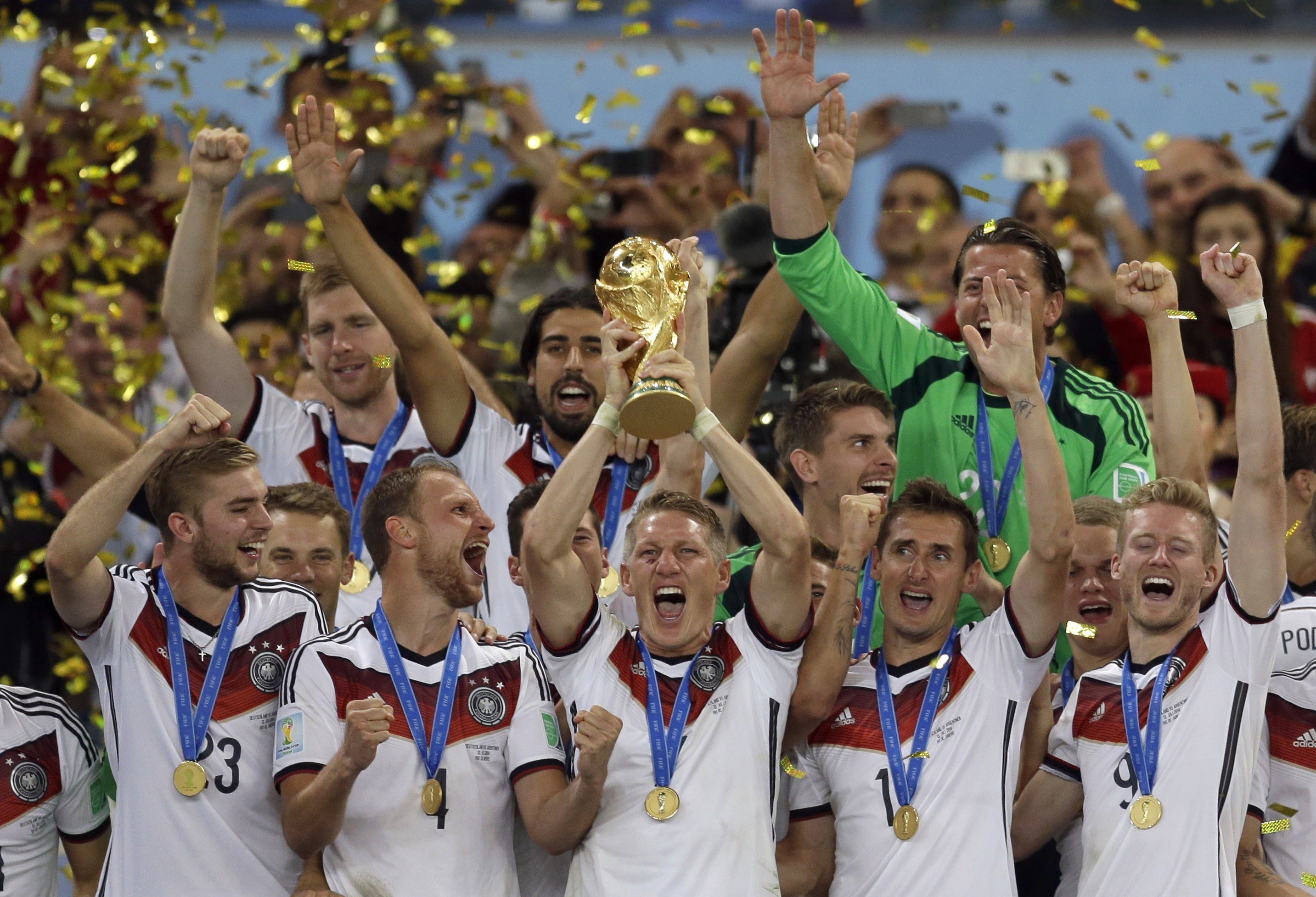 World champions Germany are expected to be popular with Chinese fans watching the 2018 World Cup. Photo: AP