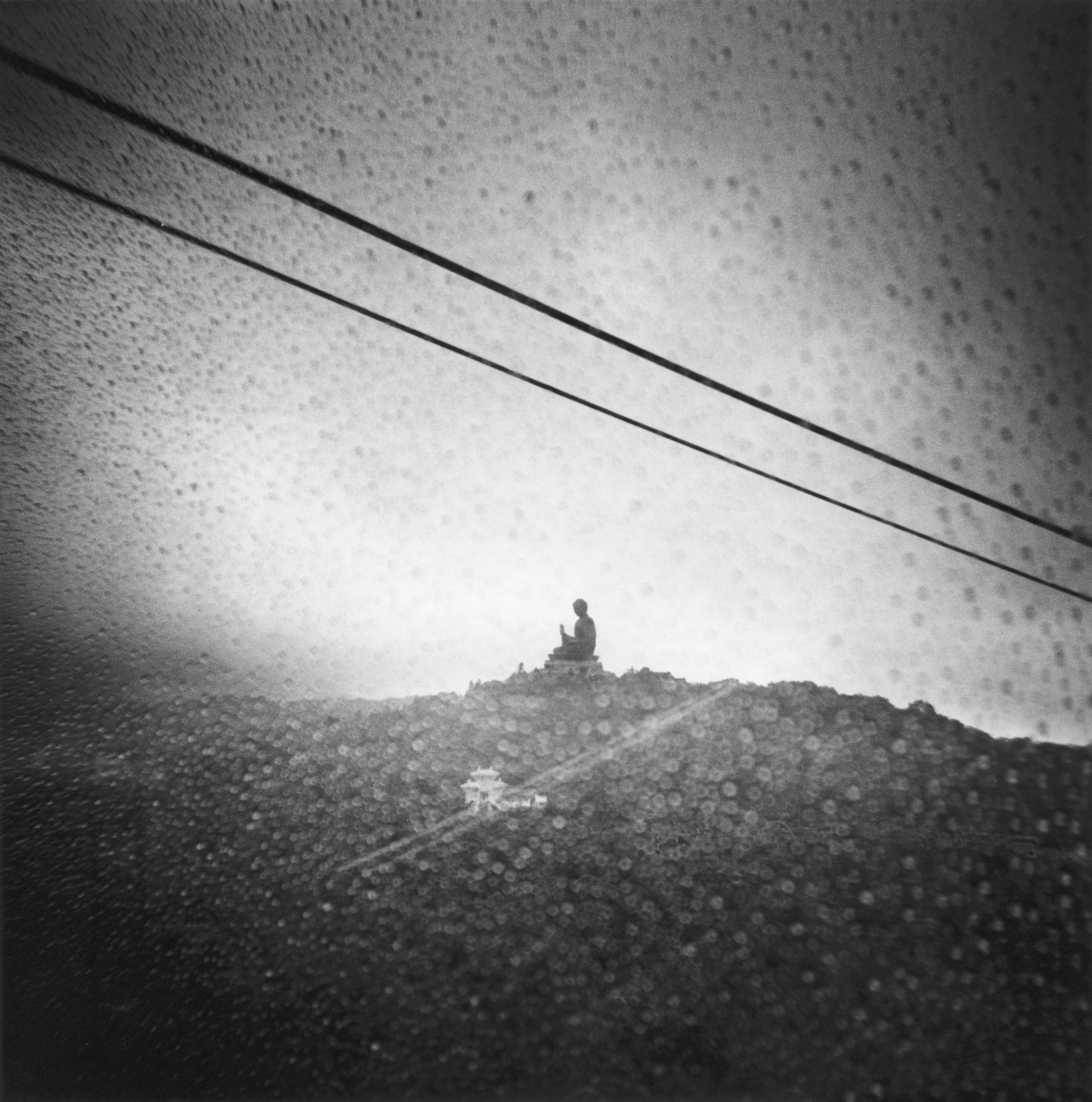 Tian Tan Buddha, Lantau Island, Hong Kong, 2011, from Michael Kenna’s book, Holga.