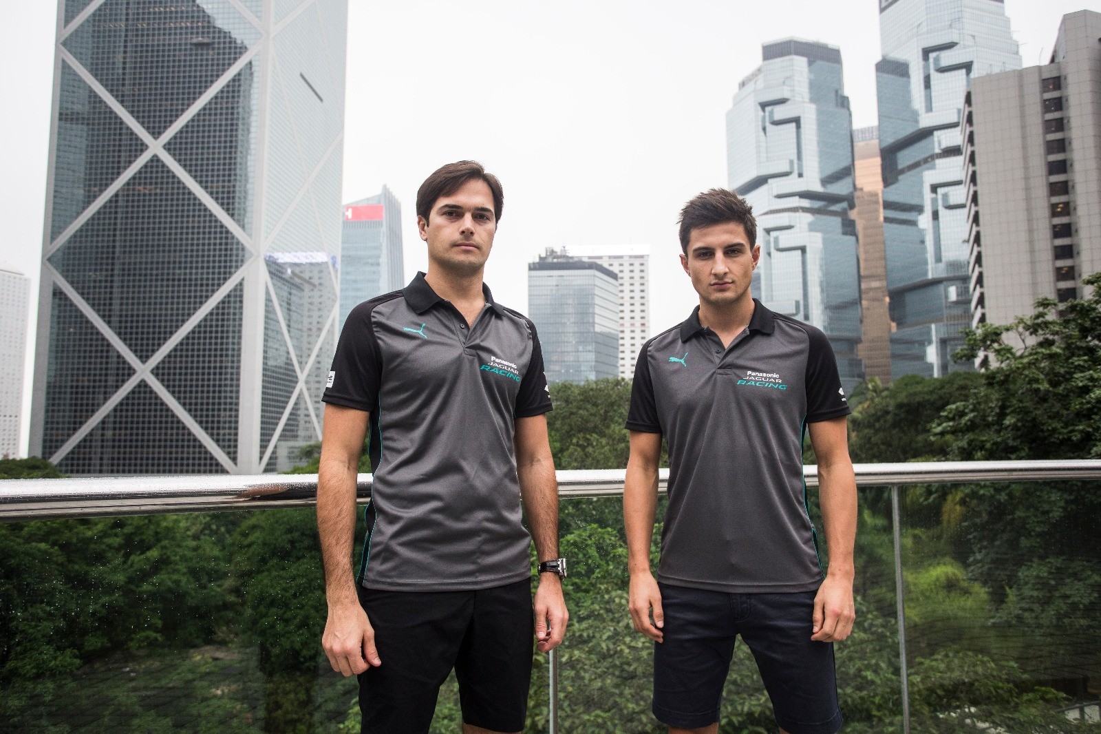 Mitch Evans (right) is one half of the Panasonic Jaguar Racing team with Nelson Piquet Jnr. Photo: Handout