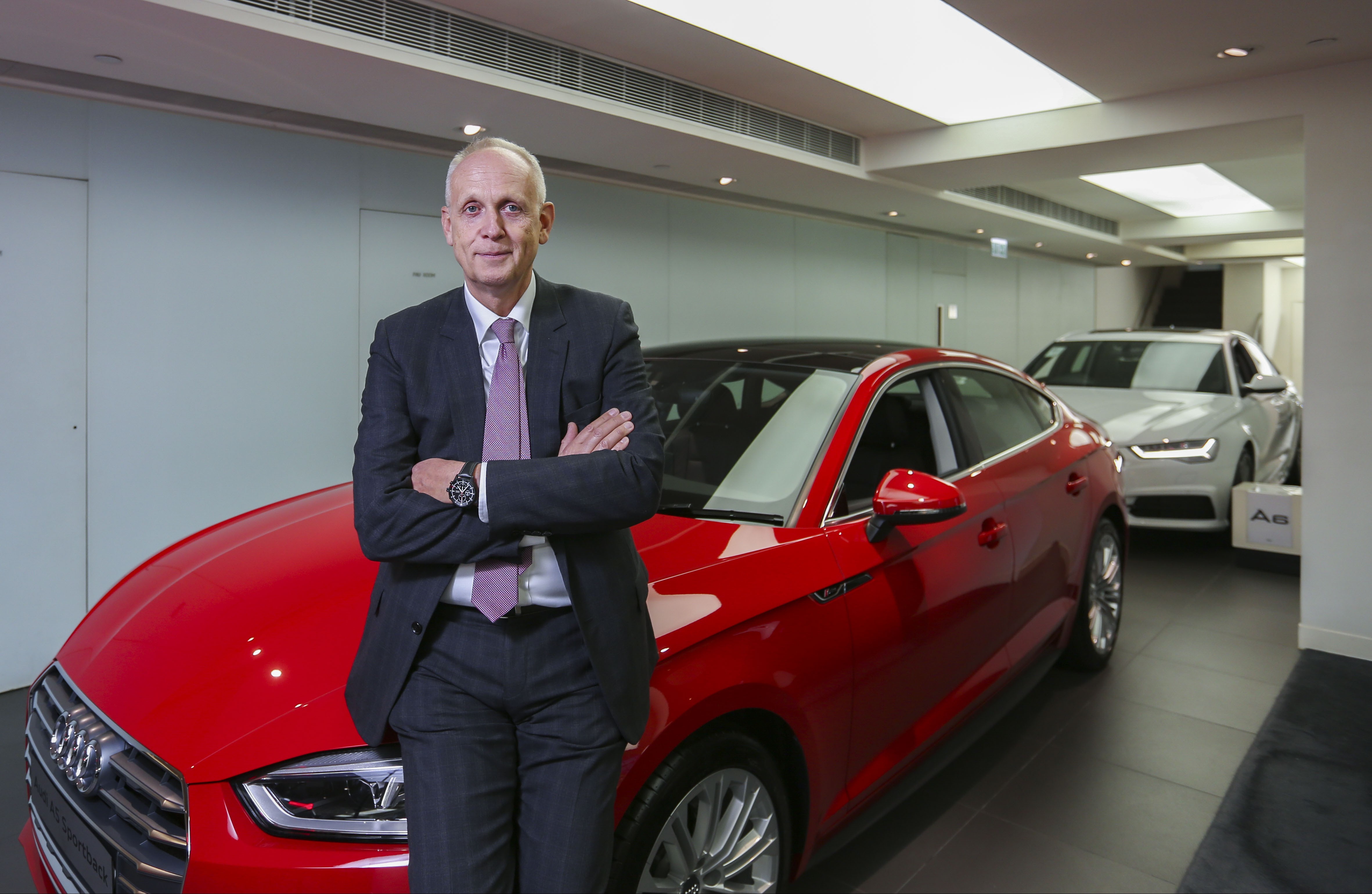 Audi managing director Lothar Korn said it was the first time the luxury carmaker had collaborated with Operation Santa Claus and was looking forward to taking part in more charitable efforts in the coming future. Photo: Xiaomei Chen