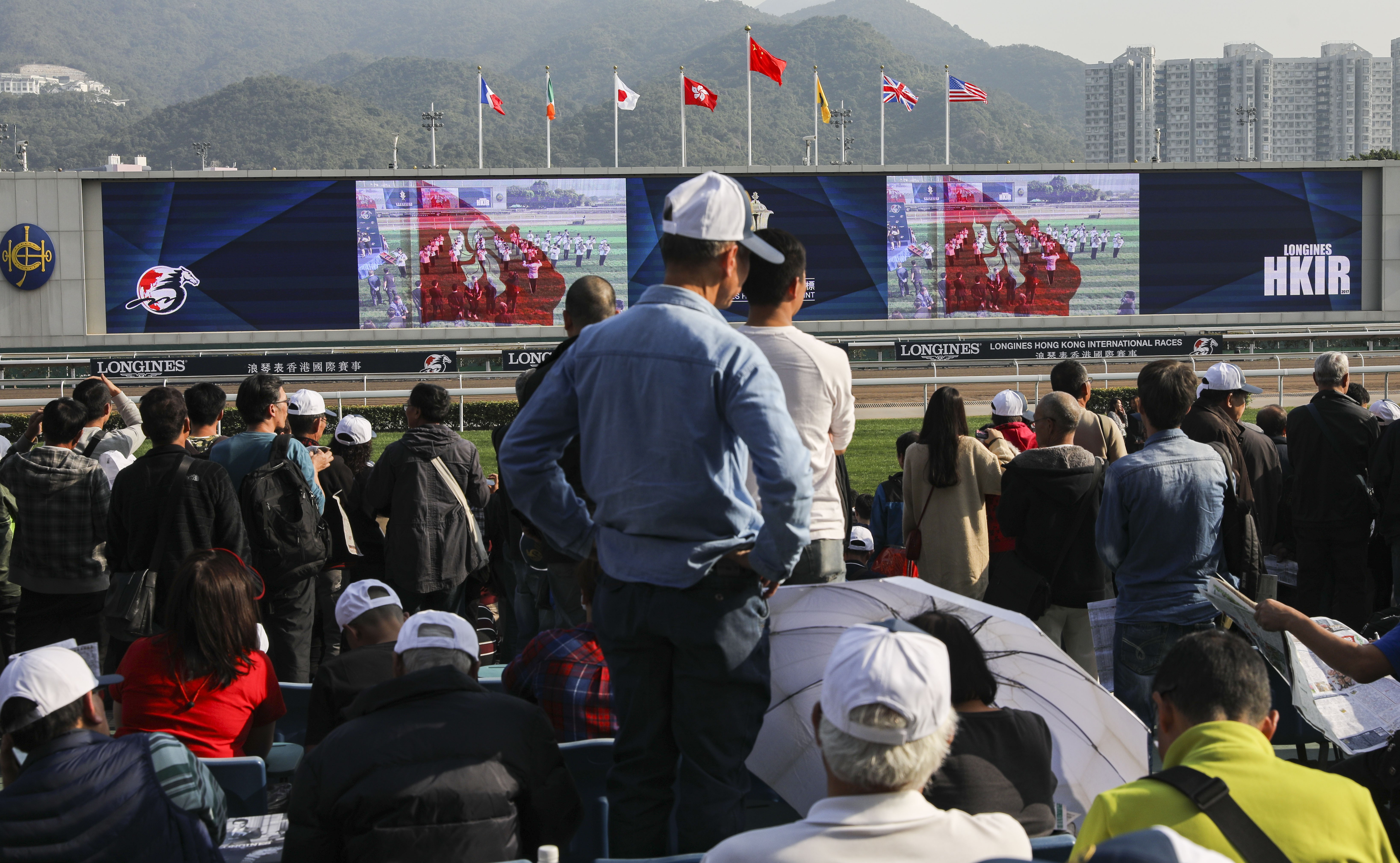 Fans at the races in Sha Tin. Photo: Sam Tsang