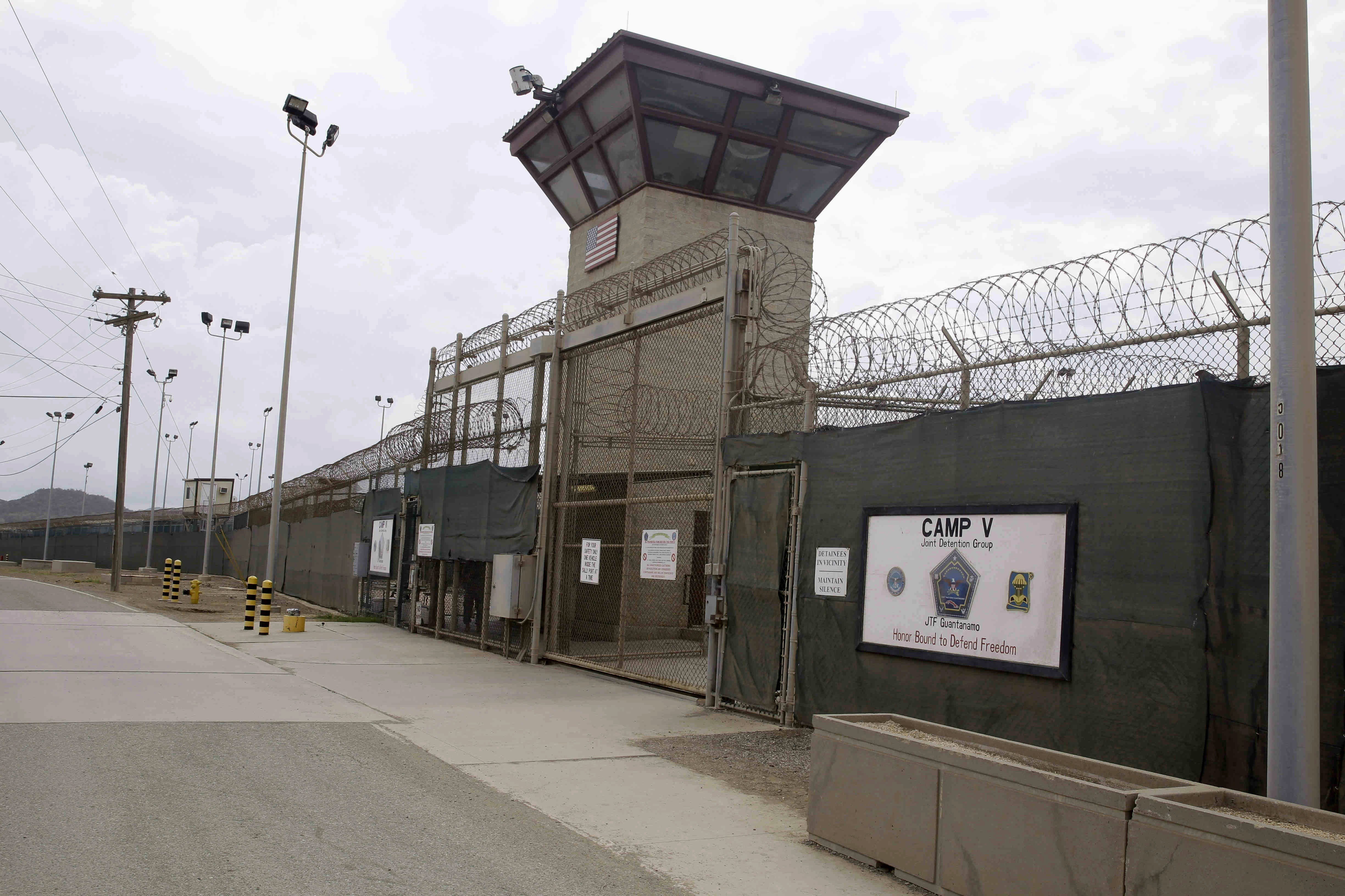 The entrance to Camp 5 and Camp 6 at Guantanamo Bay detention centre. Photo: AP
