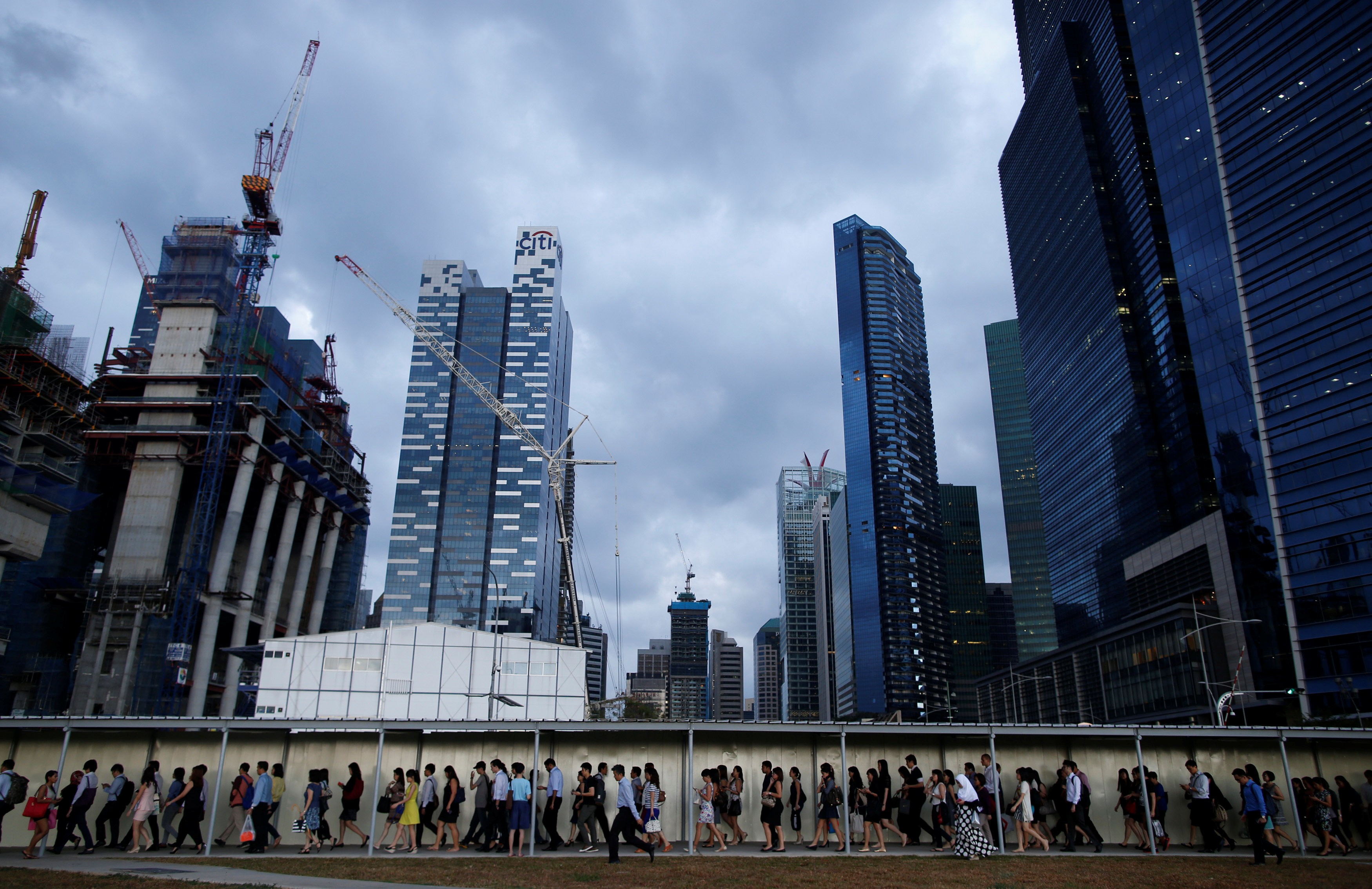 According to a CBRE survey, 85pc of occupiers in the Asia-Pacific region anticipate an increase in mobility intheir future workforce. Photo: Reuters
