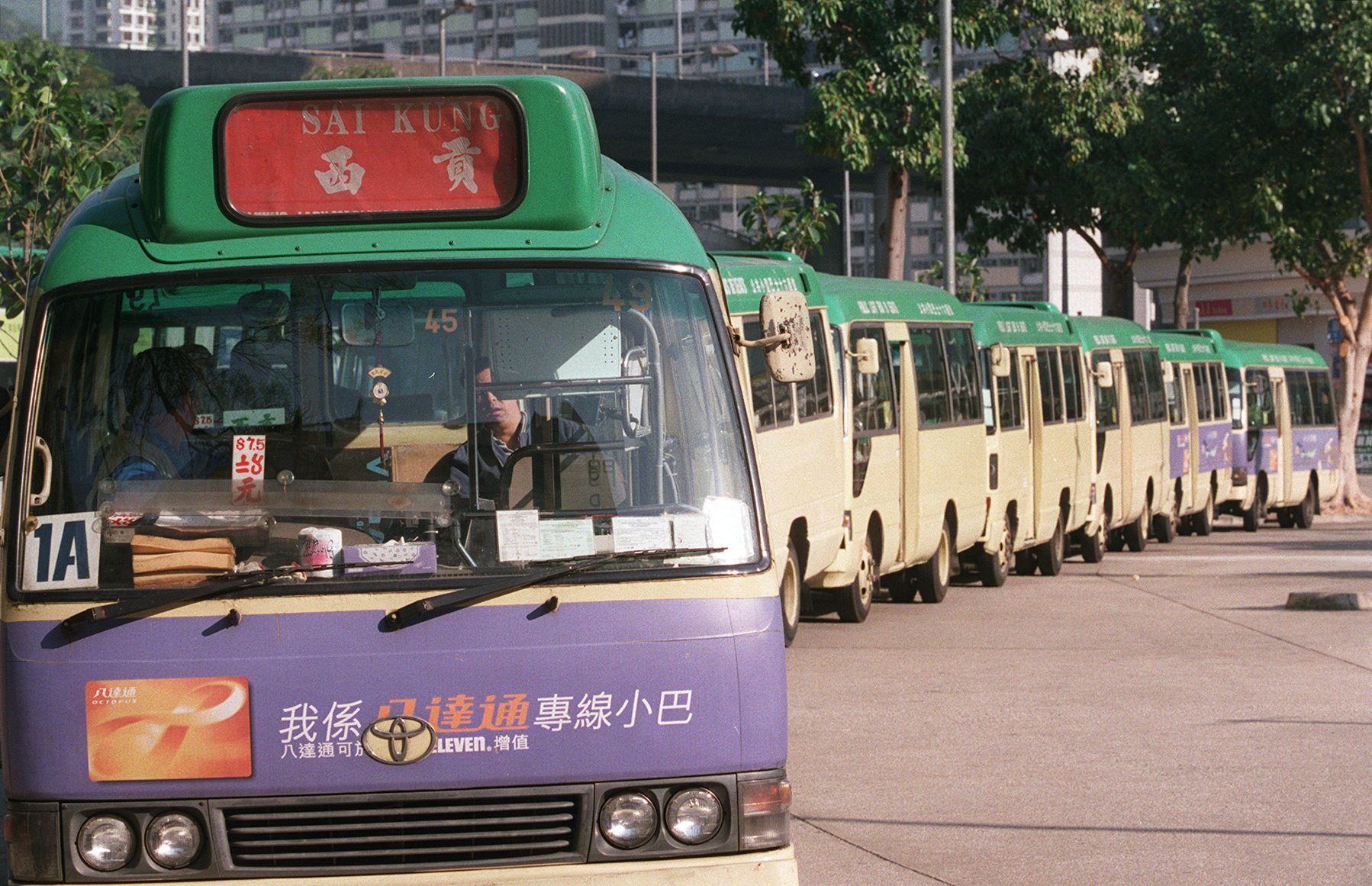 Green-top minibuses are run as franchises while red-tops are not. Photo: Edward Wong