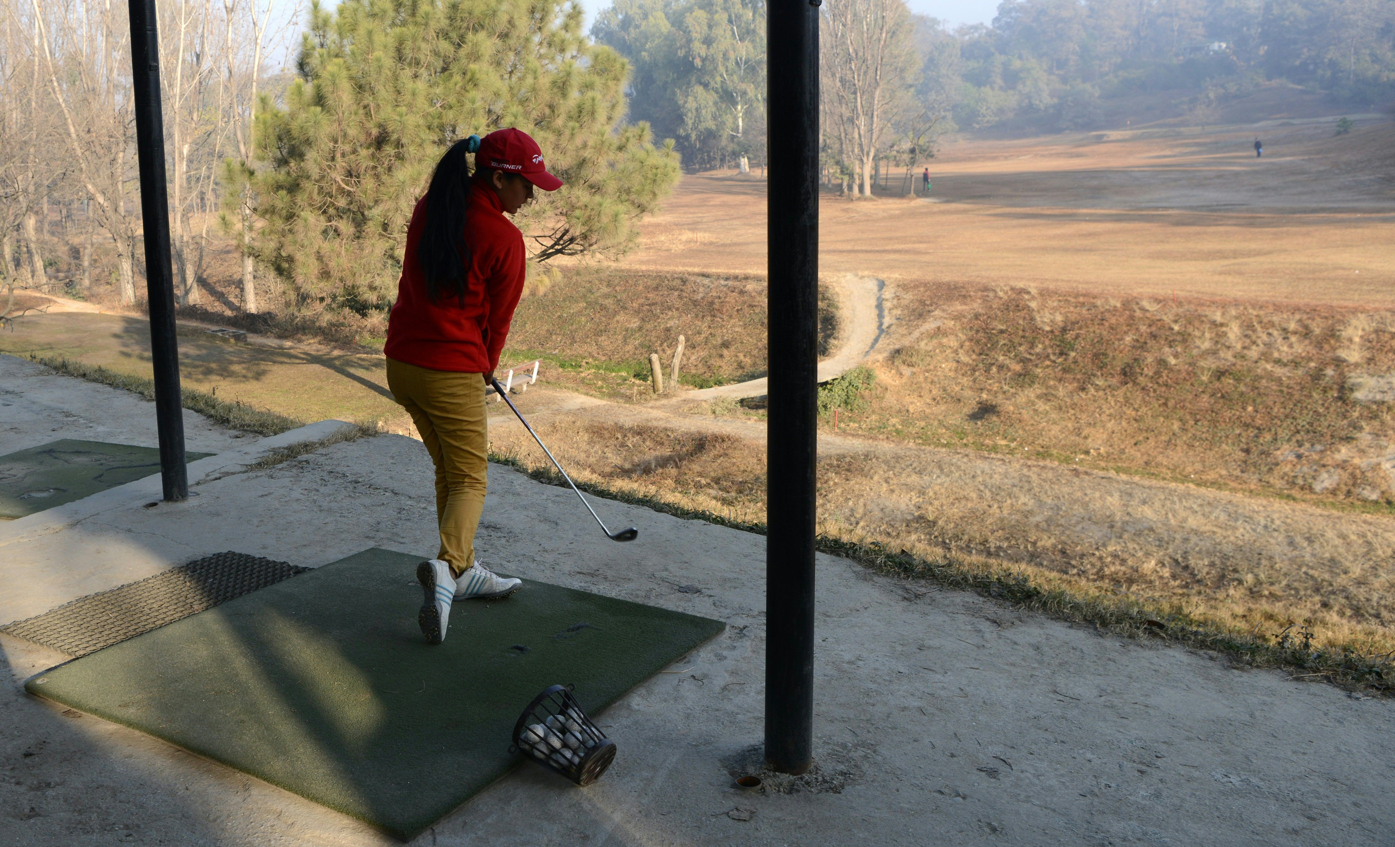 Pratima Sherpa recalls growing up in a hut next to a golf course in Kathmandu, her first taste of international competition this summer and her dream – to become Nepal’s first female professional golfer