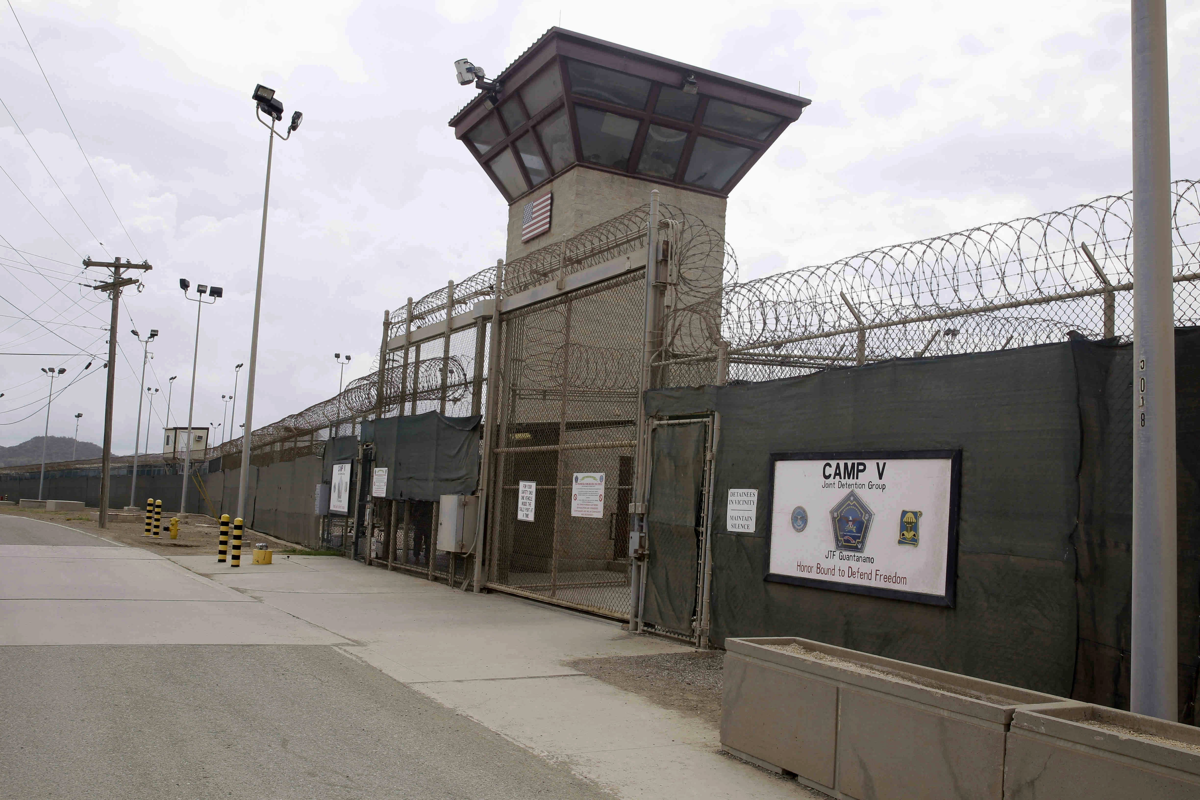 The entrance to Camp 5 and Camp 6 at the US military's Guantanamo Bay detention centre, at Guantanamo Bay Naval Base, Cuba. An American who fought with Islamic State may eventually be sent there after he challenged his detention by the US military. Photo: AP
