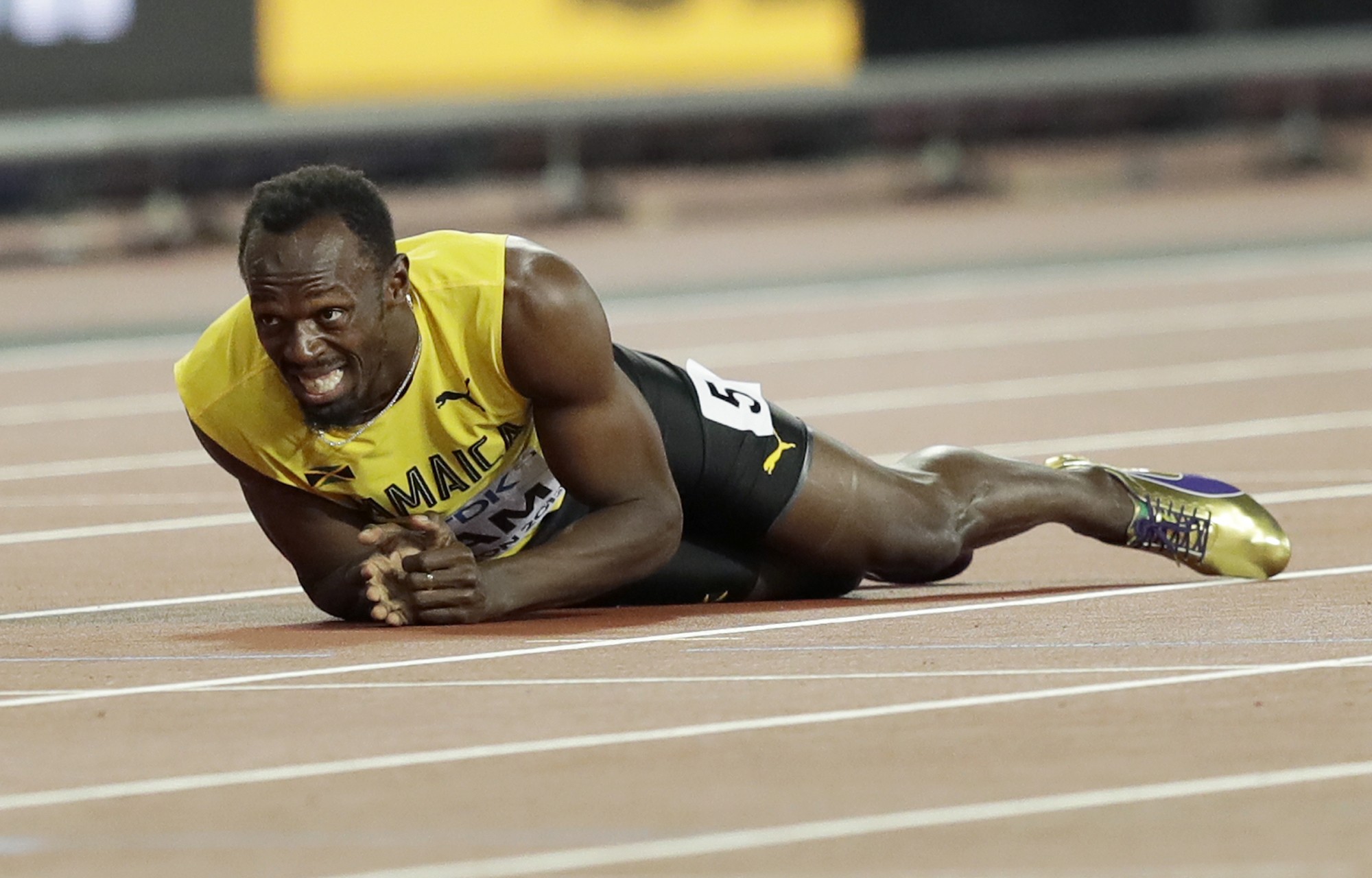 Jamaican sprinter Usain Bolt has secured a trial with soccer club Borussia Dortmund in Germany. Photo: AP