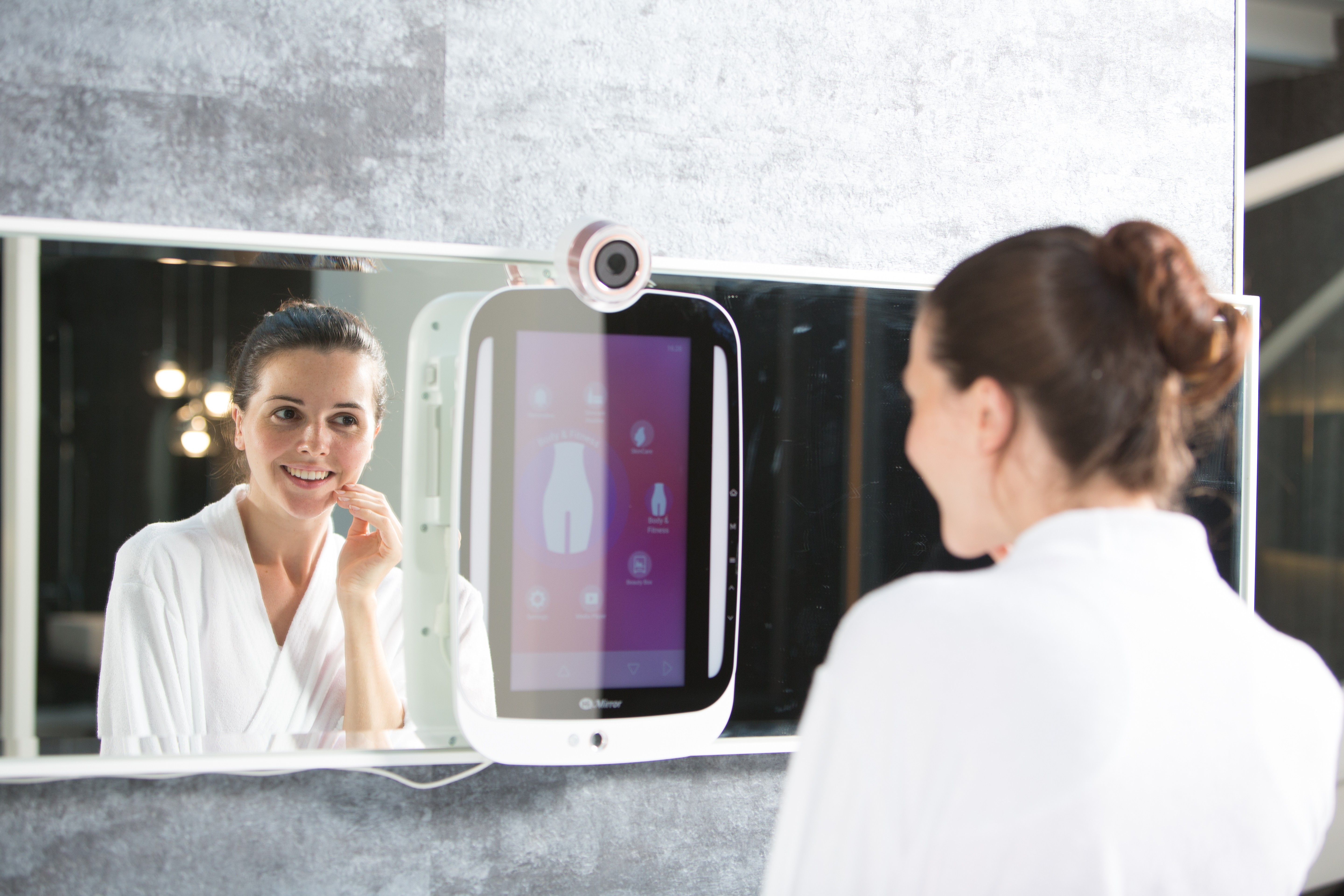 More than one company has been developing smart mirrors.