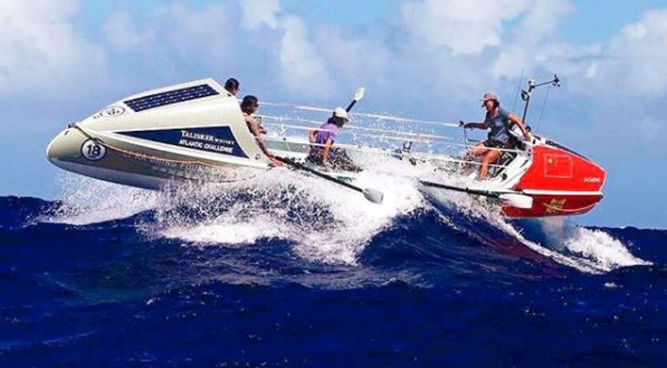 Chinese women set two world records for rowing unsupported across