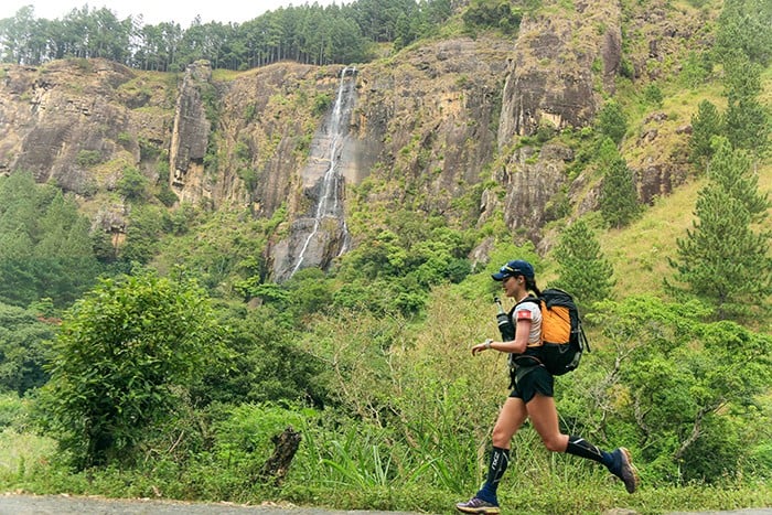 Sarah Pemberton runs the 4 Deserts Sri Lanka 250km stage race – she has ditched her training programme to rediscover her love of running. Photo: Myke Hermsmeyer