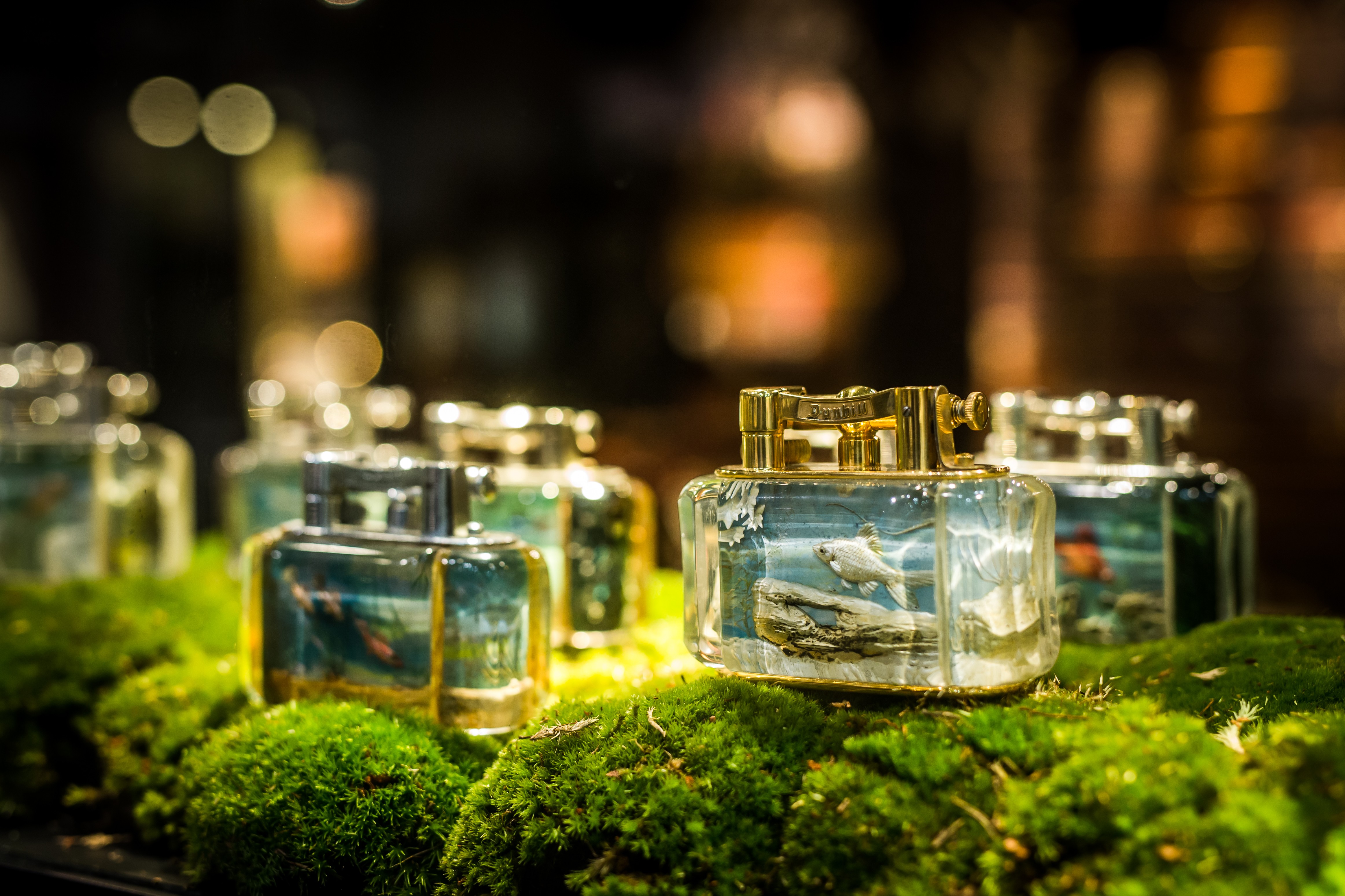 Oulton has spent years buying Dunhill Aquarium lighters in a bid to find out more about creator Ben Shillingford