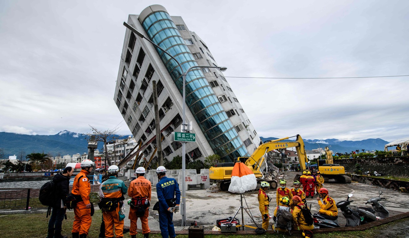 Taiwan demolishes quake-hit buildings as rescue efforts intensify | South  China Morning Post