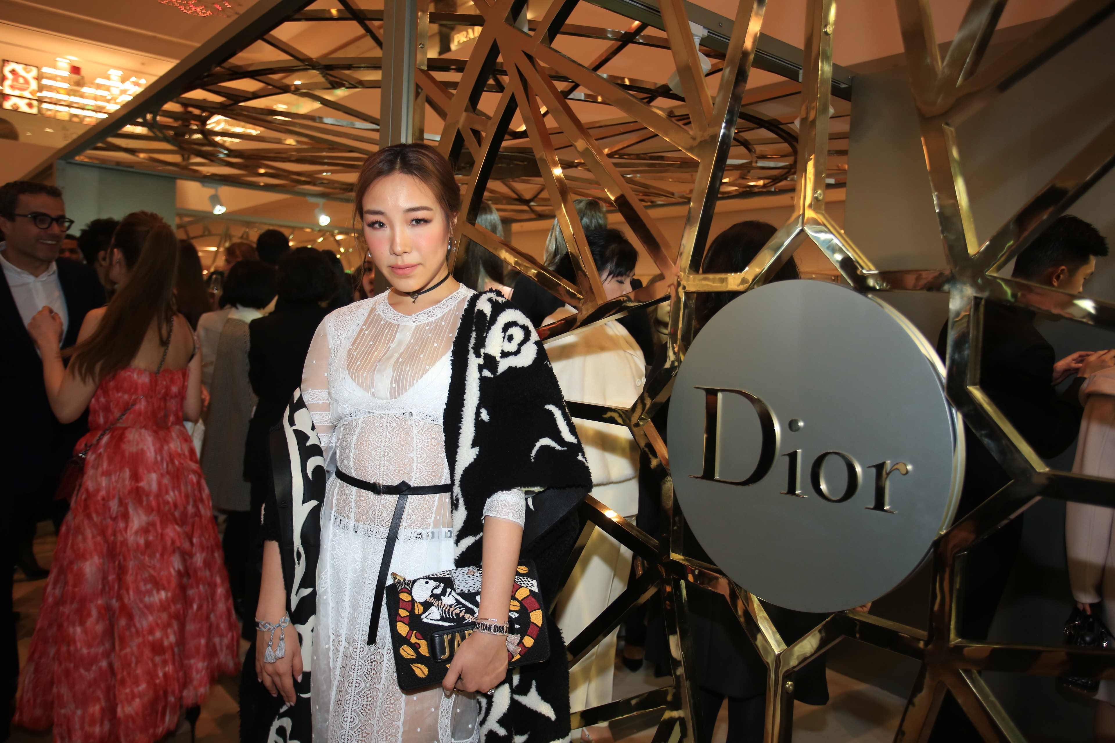 Meet The Stylish Guests At Dior's Rose Des Vents Pop-Up Store