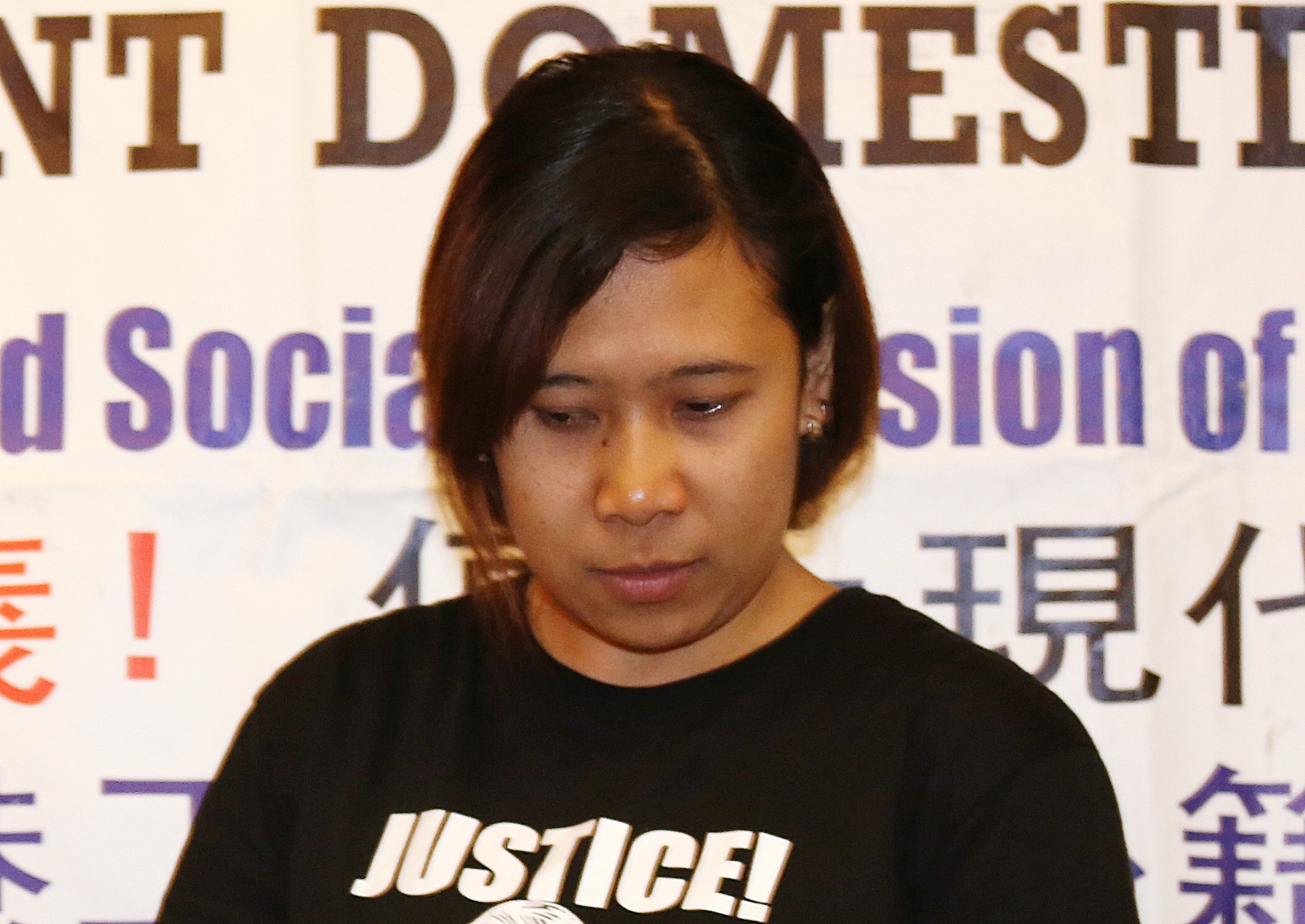 Tutik Lestari Ningsih was abused by her Hong Kong employer. Photo: Nora Tam