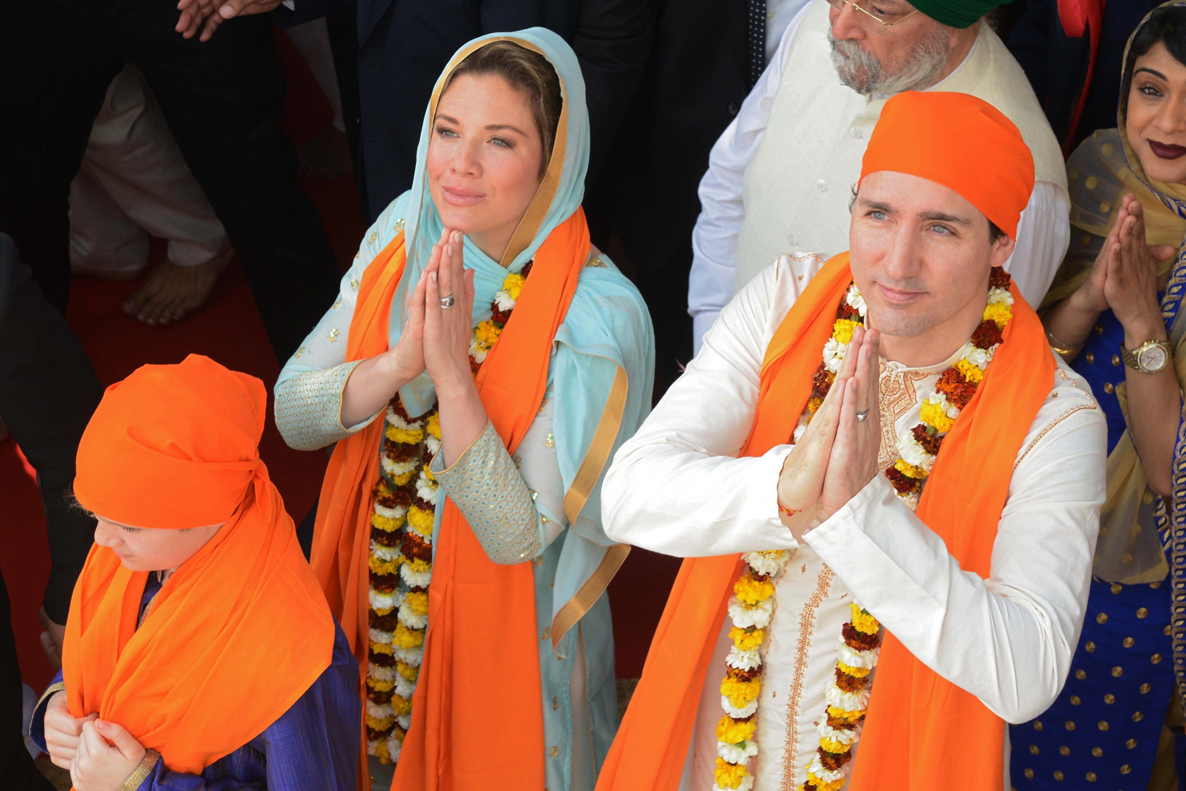 While US president’s son kept his mouth shut and stuck to business, Canadian PM turned himself into a joke who is either genuinely foolish or is cynically playing to his Sikh vote-bank in Canada