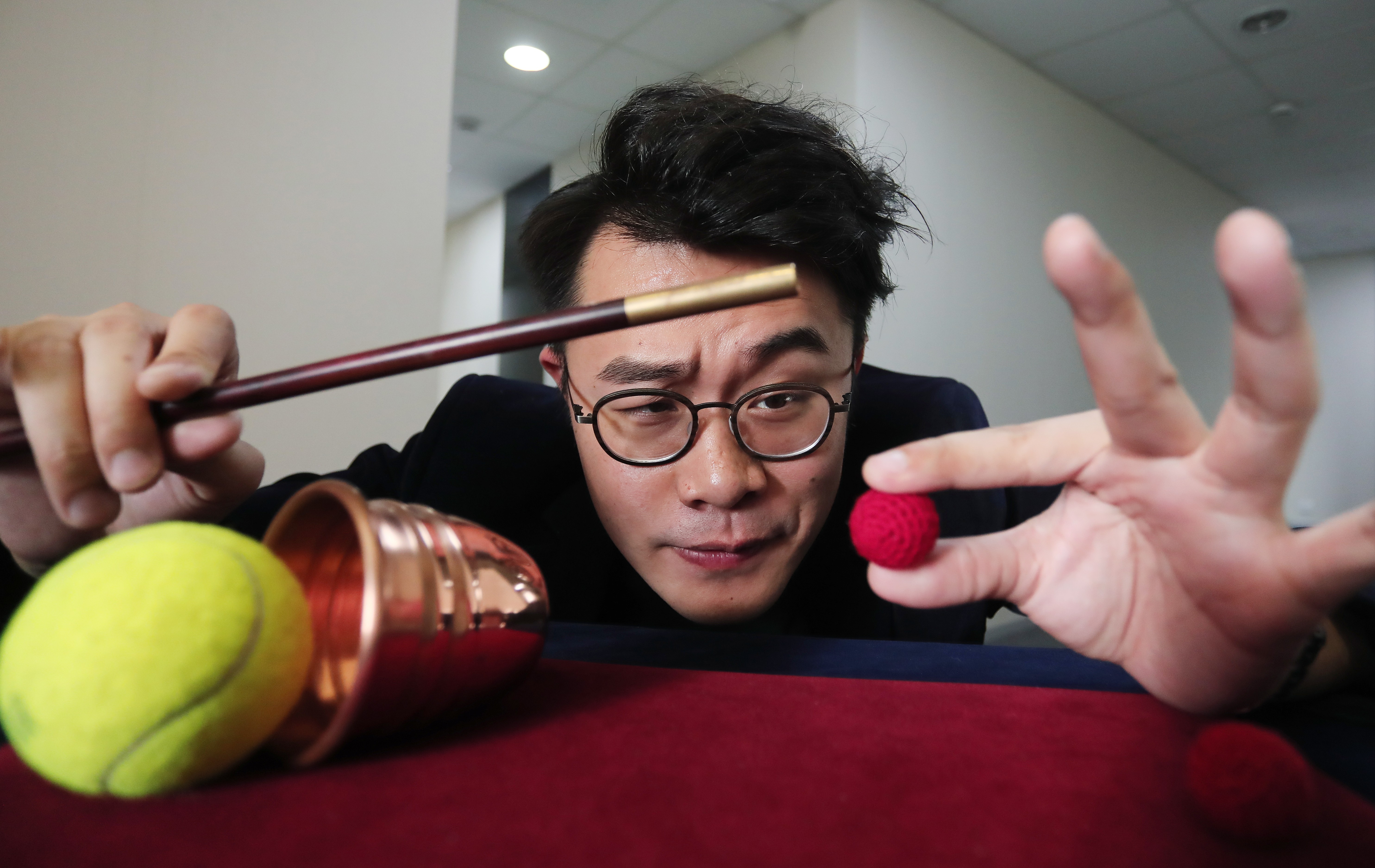 Magician Marvin Lam Chun-lok. Photo: Jonathan Wong