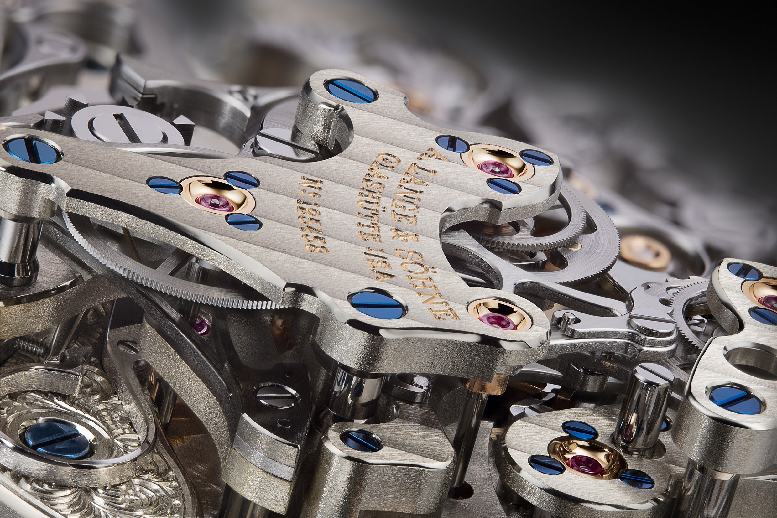 The manufacture calibre L132.1 is a new movement that powers A. Lange & Söhne’s Triple Split Chronograph.