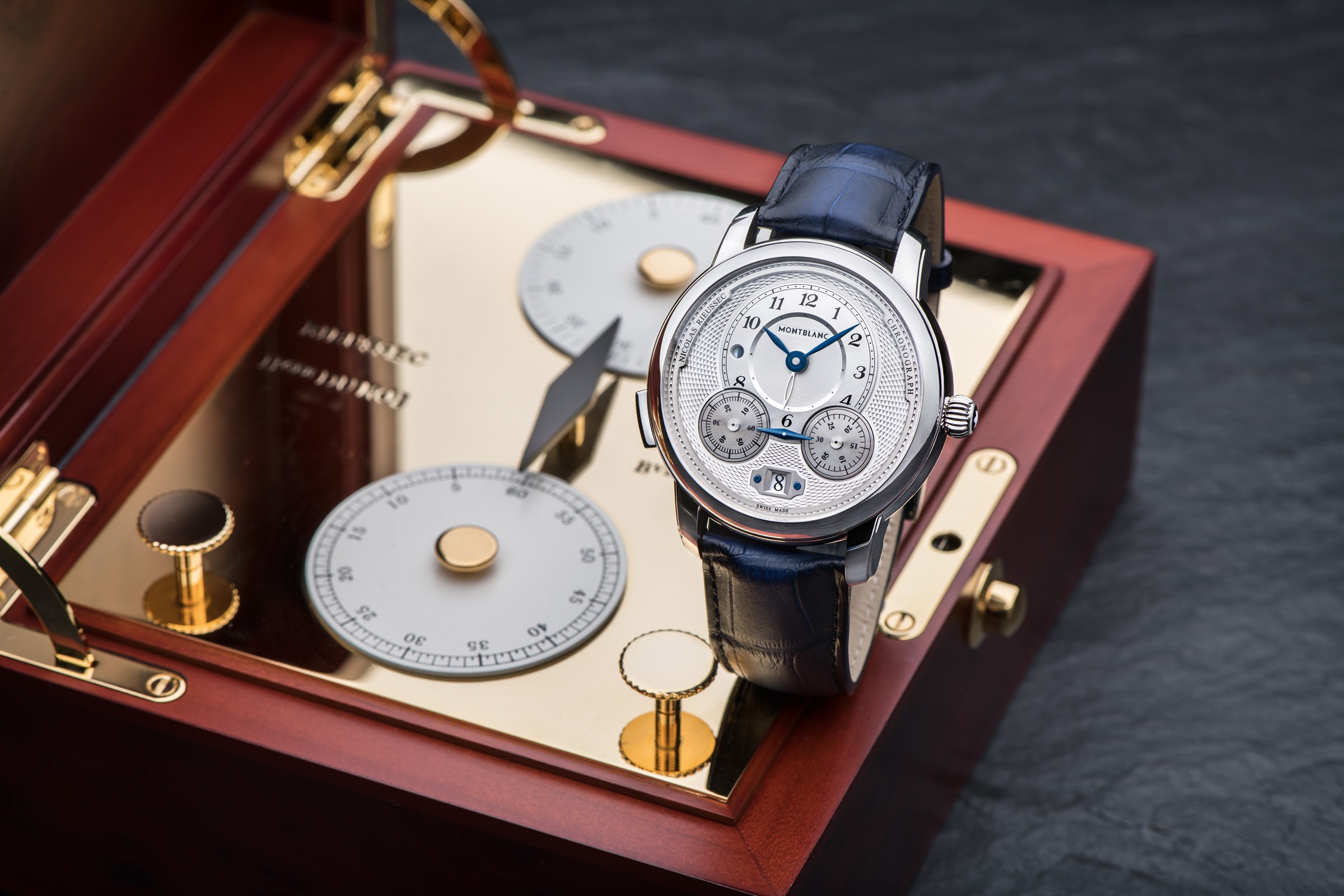 Montblanc’s Nicolas Rieussec Chronograph from the Star Legacy collection.