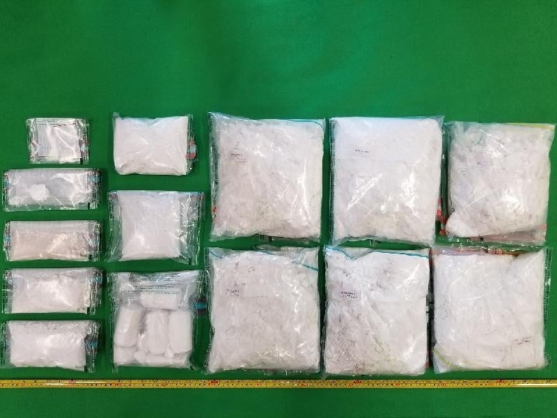 Some 14kg of the drug is confiscated in two separate busts, bringing total haul from four raids this month to 70kg – the biggest amount so far this year from a single operation
