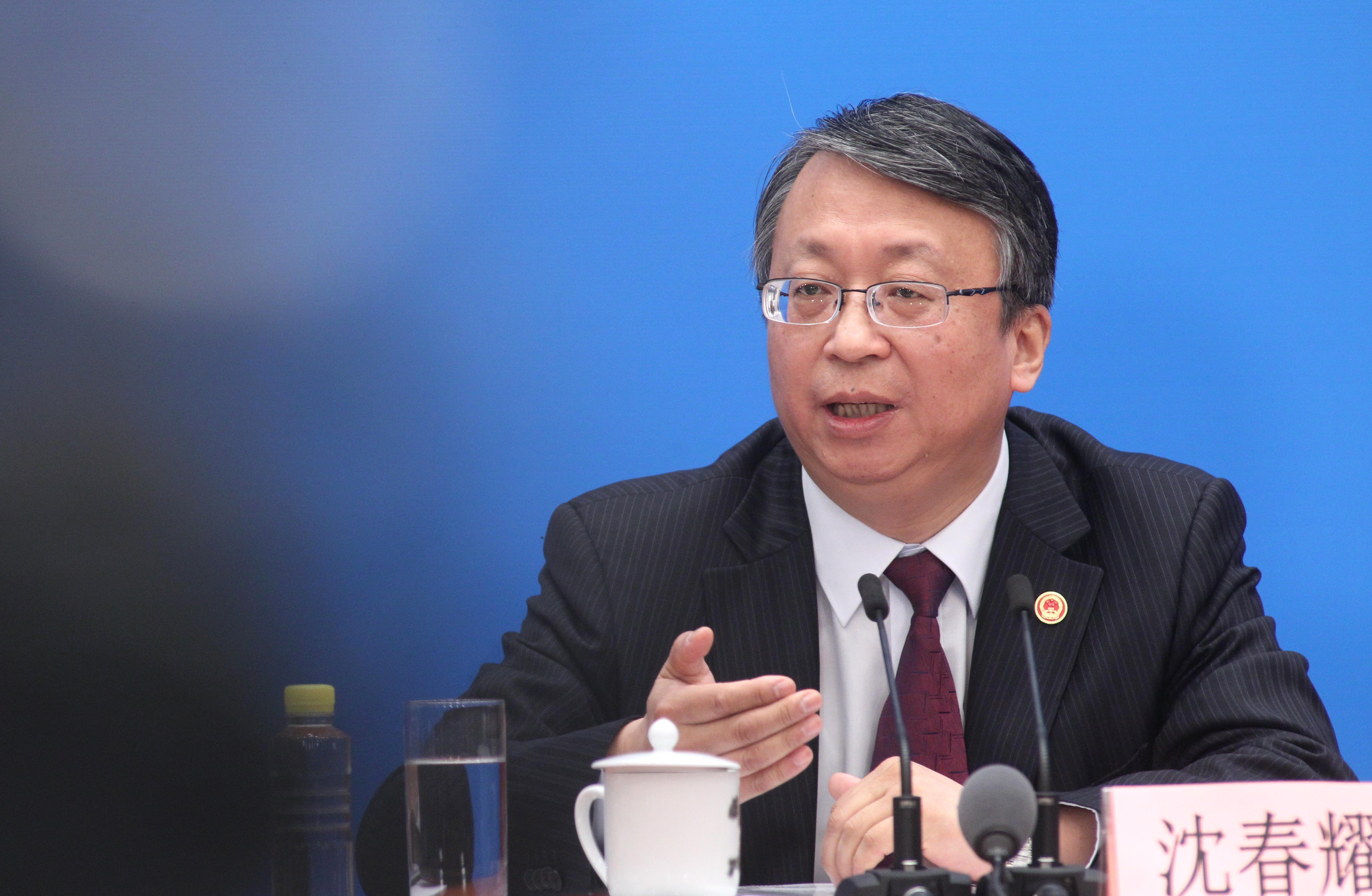 Shen Chunyao is the new head of the Basic Law committees in Hong Kong and Macau. Photo: Simon Song