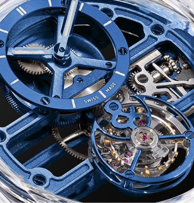 The Bell & Ross BR-X1 Skeleton Tourbillon Sapphire timepiece