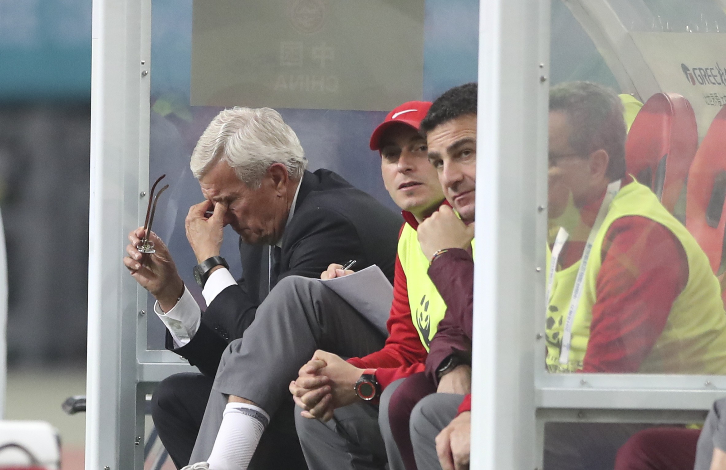 China manager Marcello Lippi admitted to making some mistakes following his team’s mauling at the hands of Wales. Photo: Xinhua