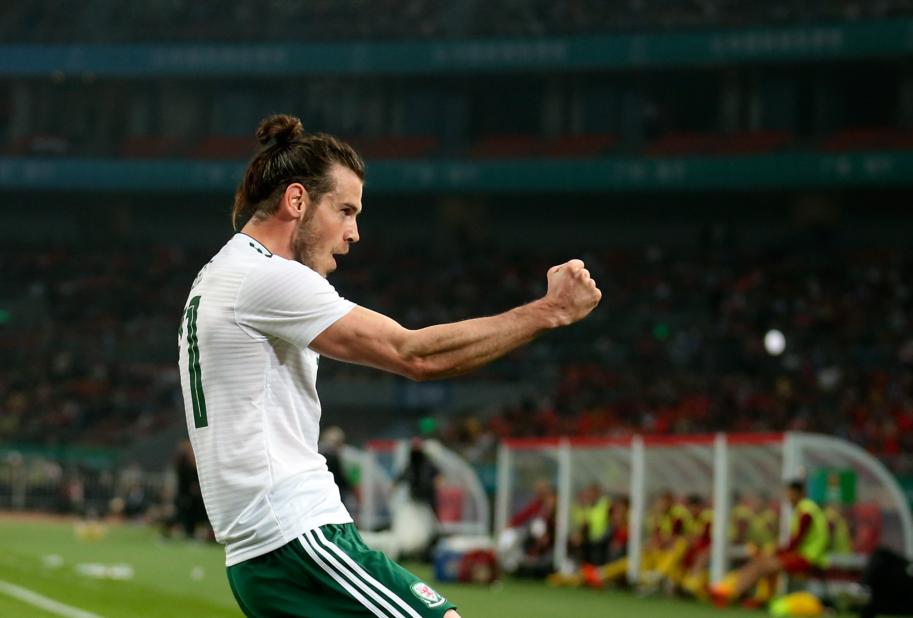 Gareth Bale’s hat-trick was the highlight of an interesting night in Nanning. Photos: Xinhua社记者曹灿摄