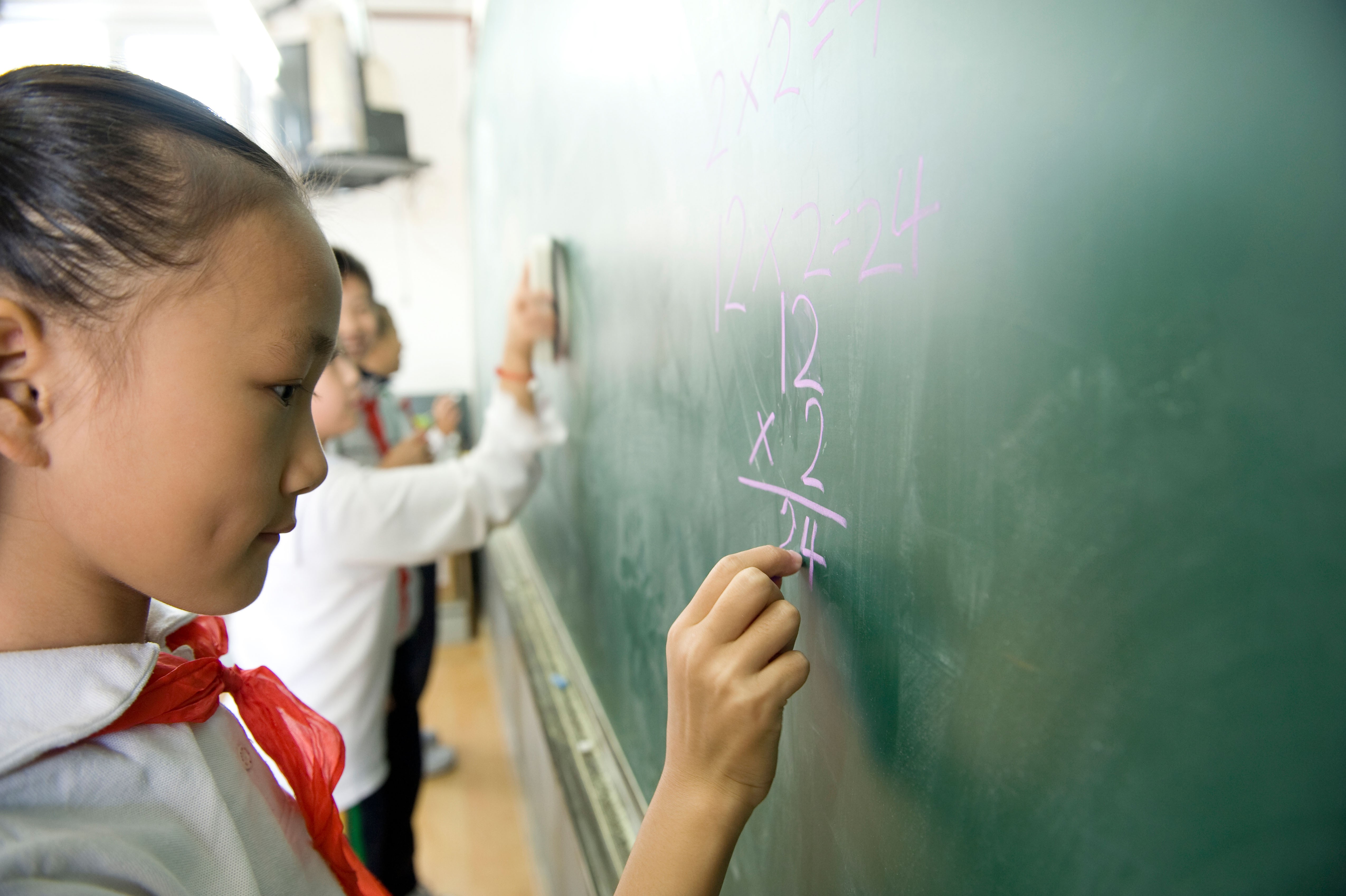 Being able to automatically recall times tables speeds up a child’s mental and written maths enormously. Photo: Alamy