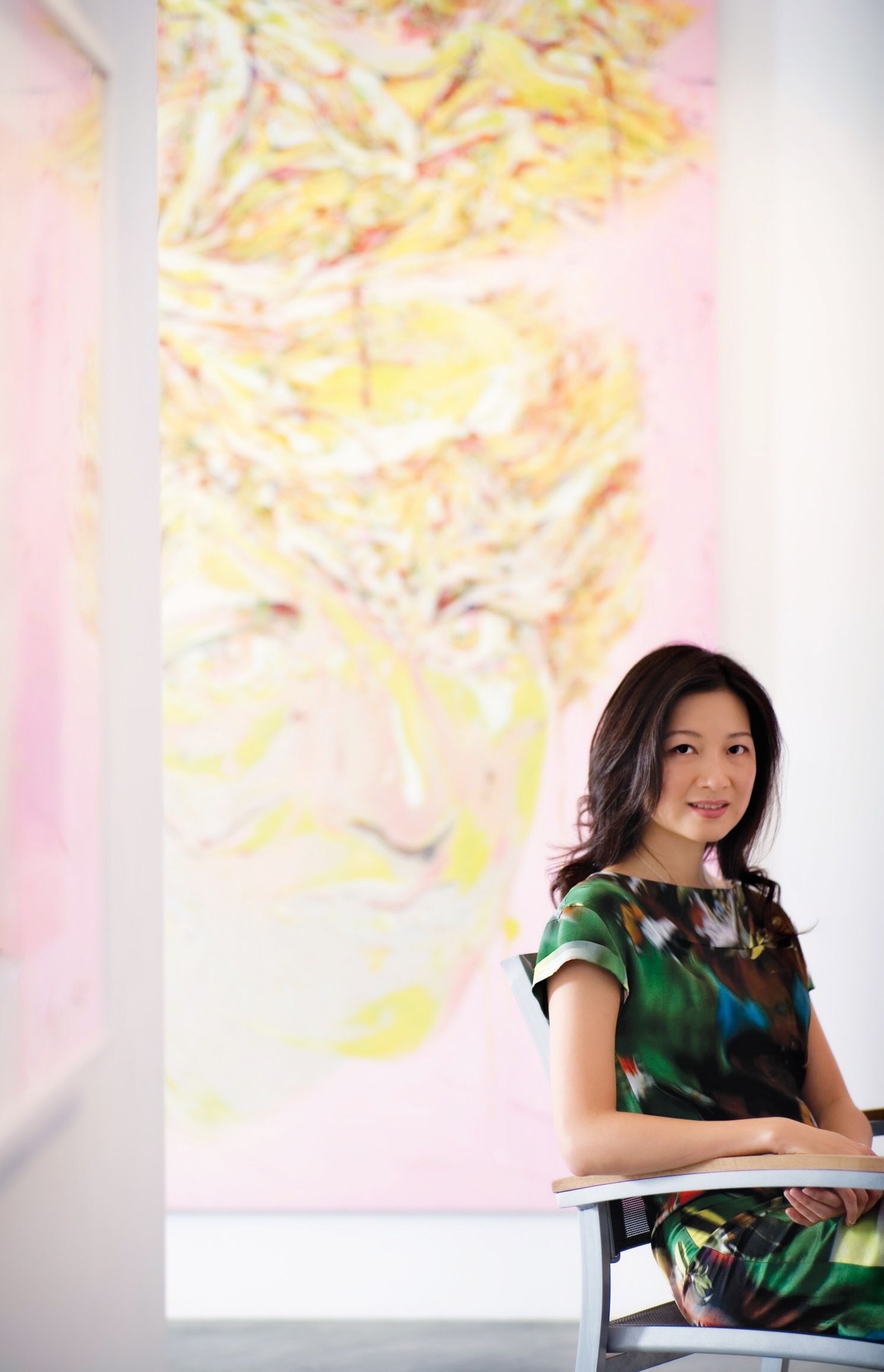Angela Li, co-president of HKAGA and gallery owner