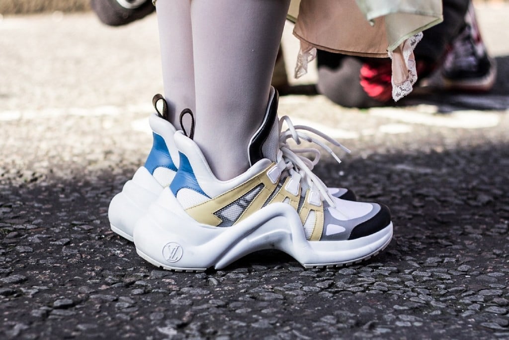 Louis Vuitton's LV Archlight, proud torchbearers of the "ugly" trainer trend.