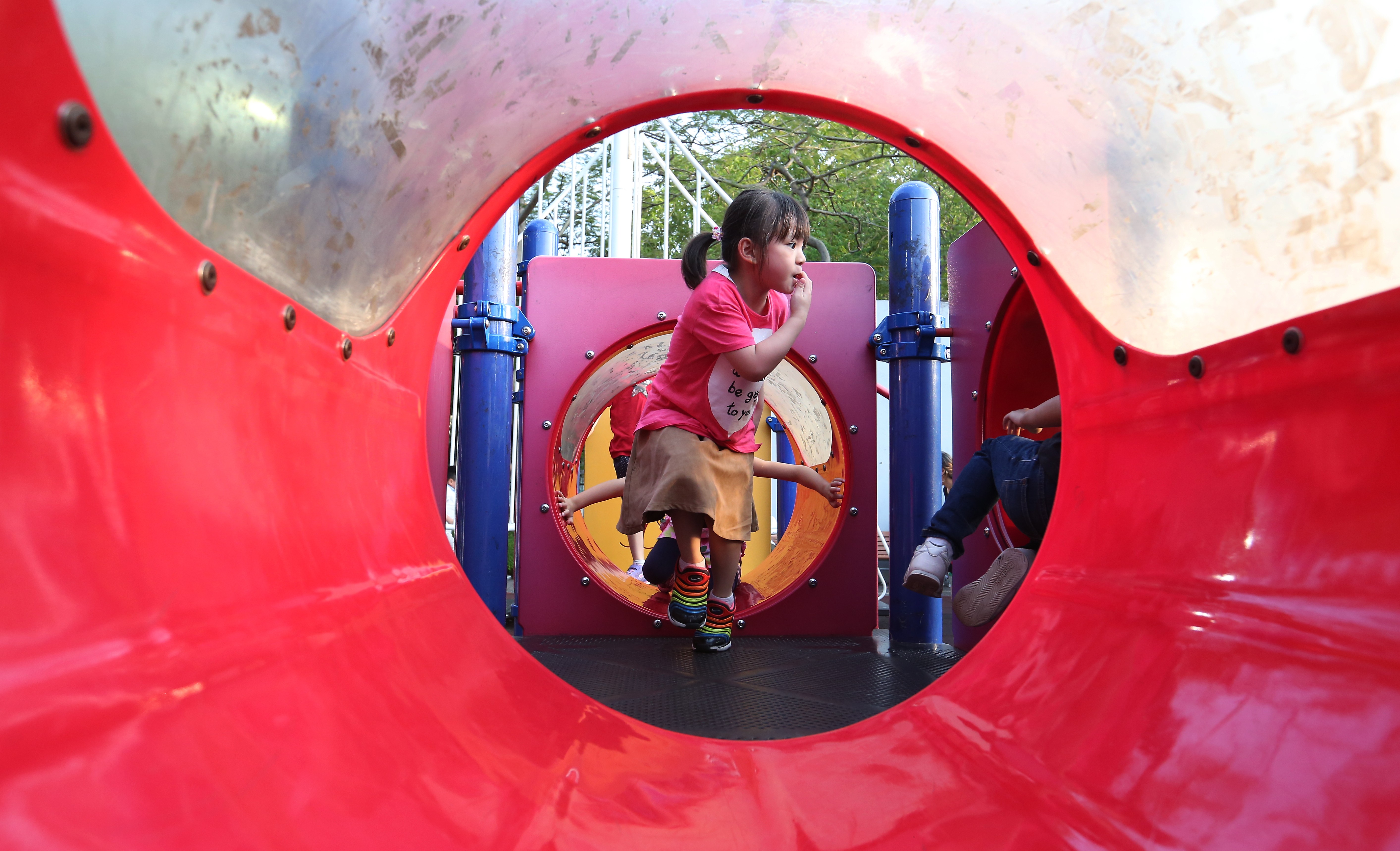 Hong Kong officials have been said to apply a risk management model to the city’s public playgrounds. Photo: Edmond So
