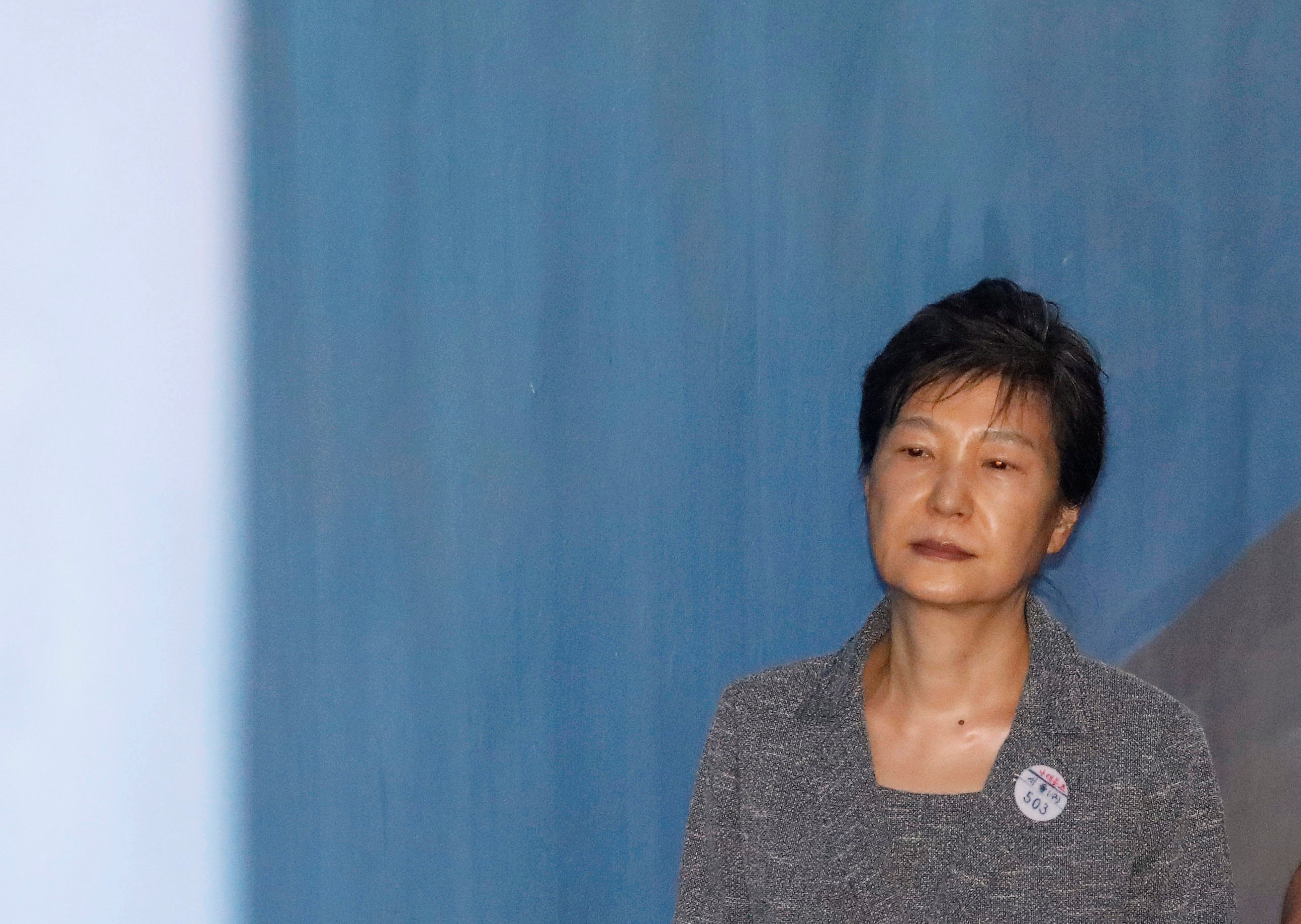 North Korea on Saturday called disgraced former South Korean president Park Geun-hye (pictured) a ‘traitor’ after she was sentenced to 24 years in prison on corruption charges. Photo: Reuters