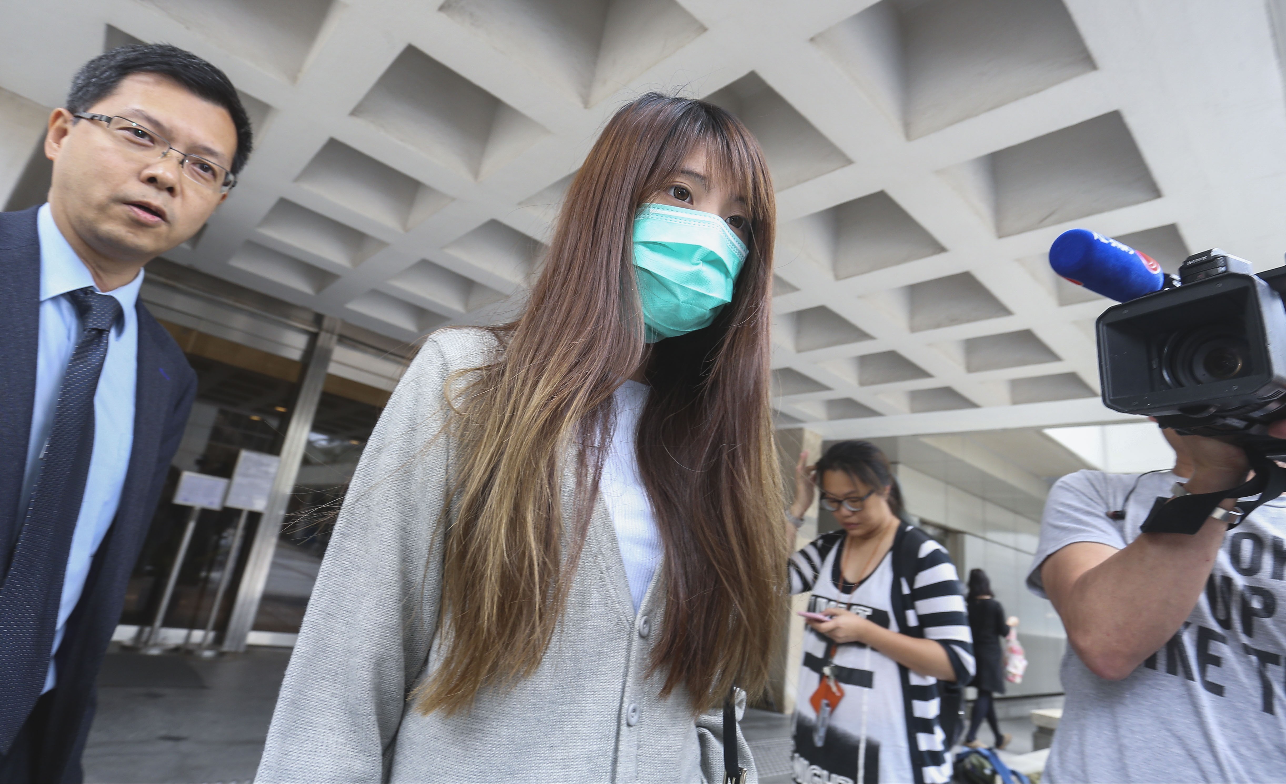 Ho Ling-yu said she was scared the defendants would kill her if she went to the police. Photo: Dickson Lee