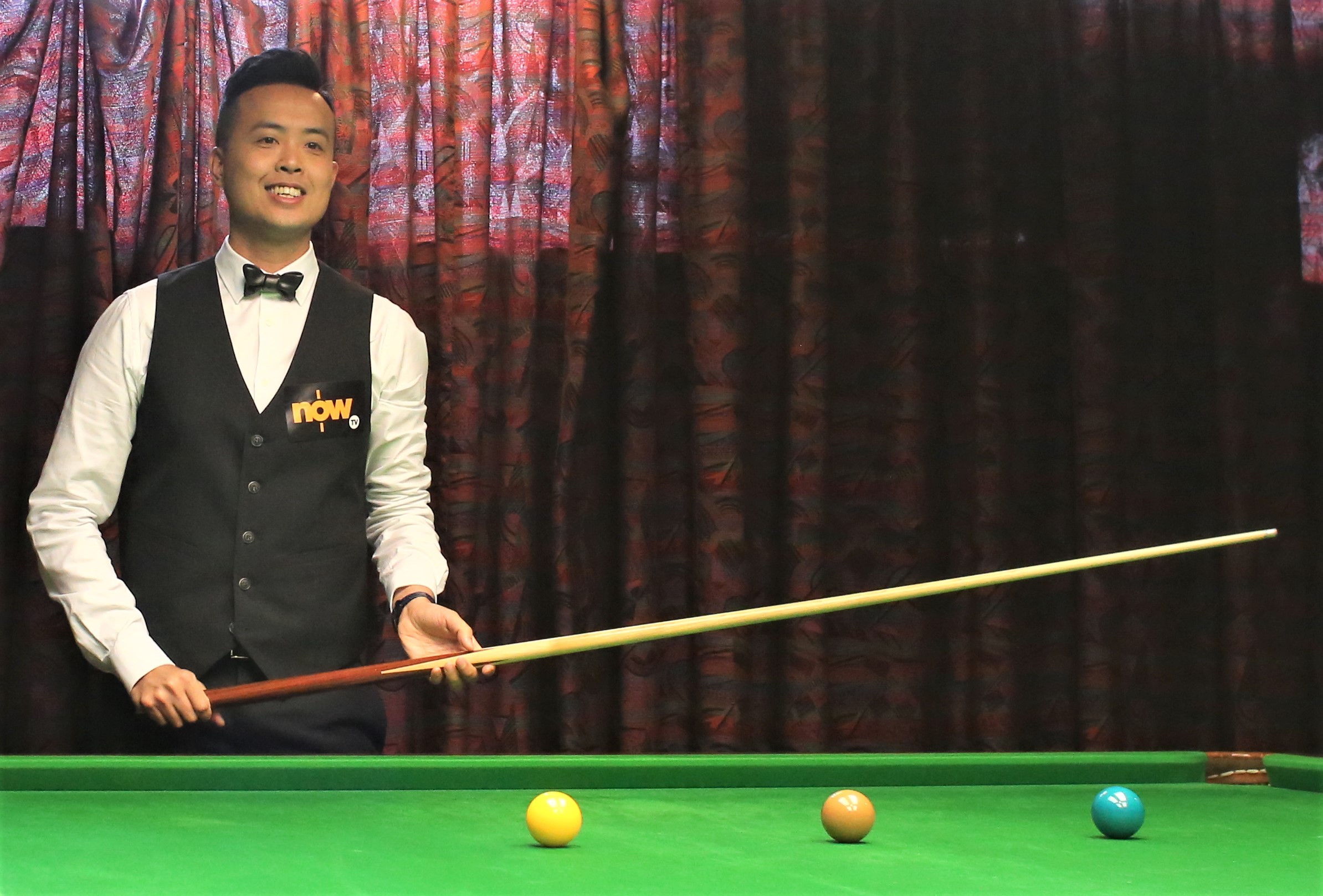 Marco Fu is happy he can play again as he makes another appearance at the World Championships in Sheffield. Photo: Chan Kin-wa