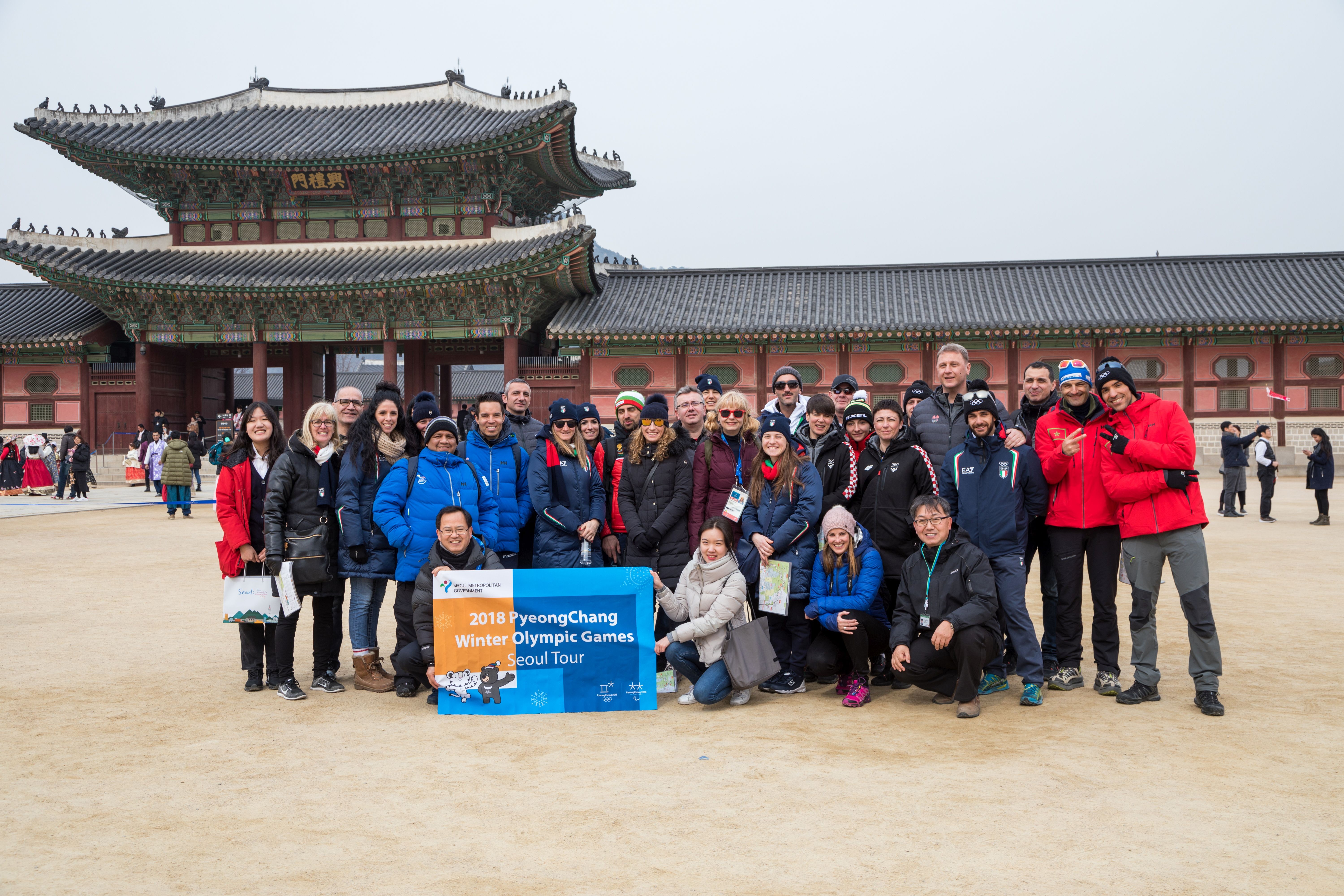 Winter Olympics Seoul Tour for Olympic athletes and officials