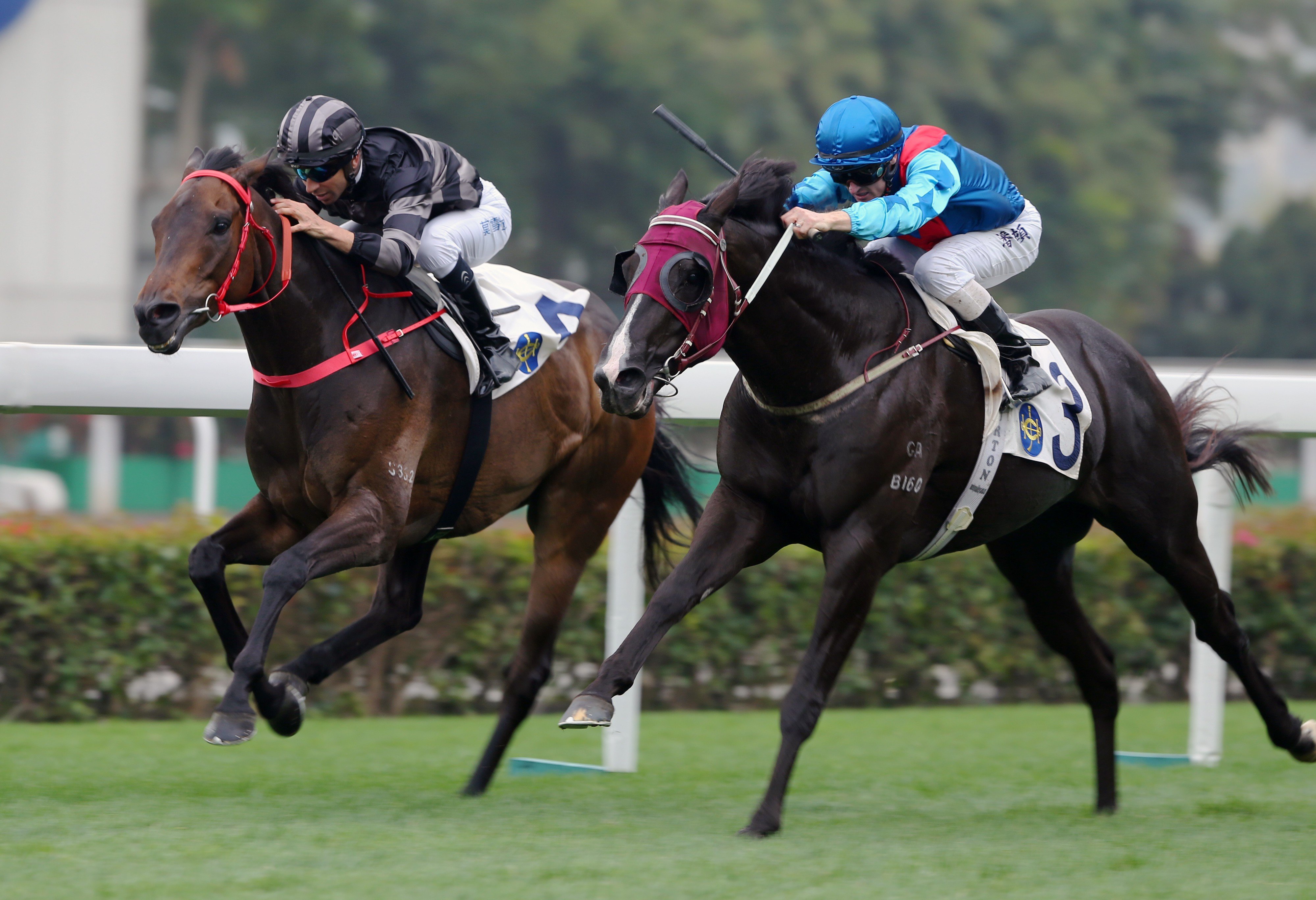 Ruthven winning a Class Two race at Sha Tin in March. Photos: Kenneth Chan