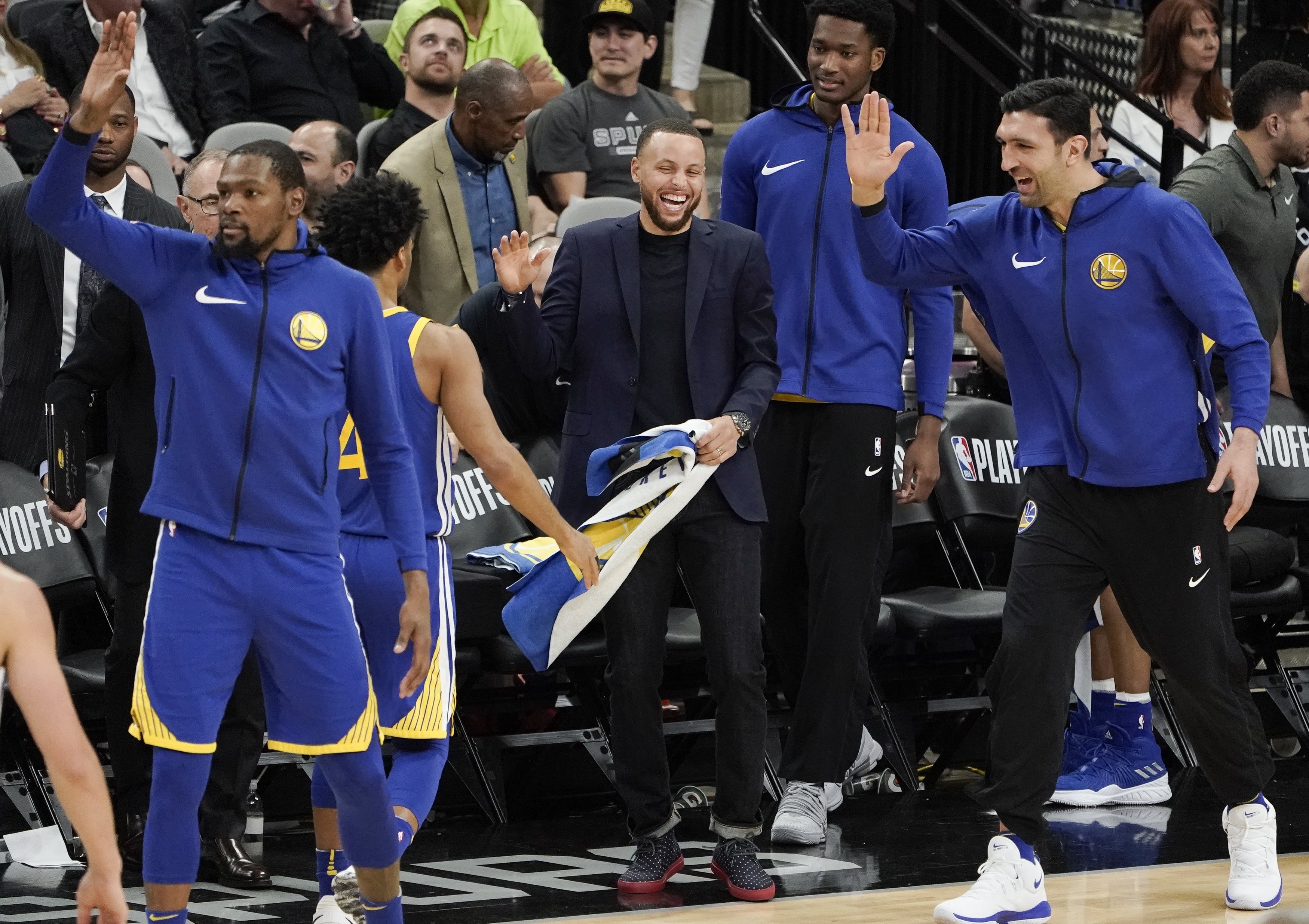 Golden State Warriors players upset as TV anchor steals jacket from Stephen Curry bodyguard | South China Morning Post